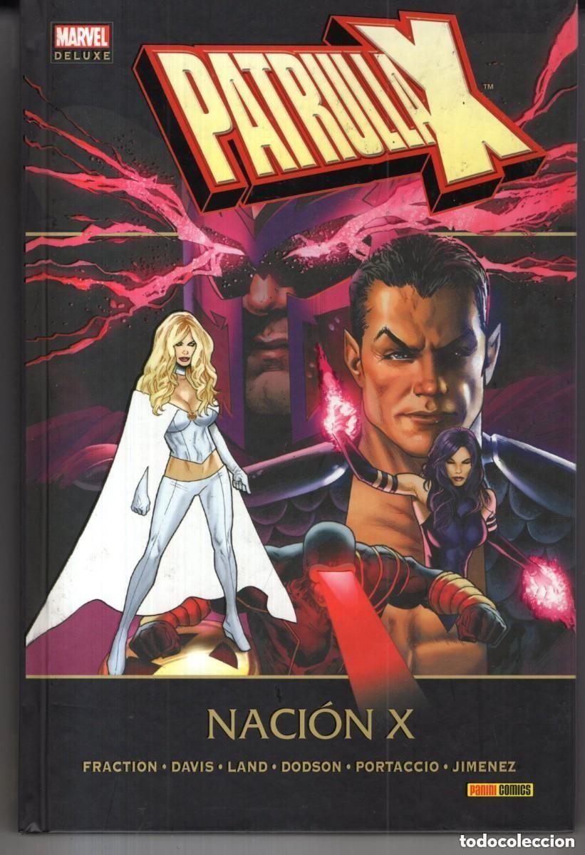 C&oacute;mics: MARVEL DELUXE PATRULLA-X NACION X - PANINI - CARTONE - MUY BUEN ESTADO - OAH