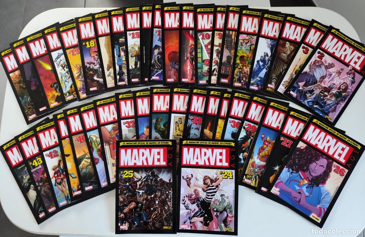 C&oacute;mics: LOTE 42 c&oacute;mics MARVEL AGE, MAGAZINE OFICIAL MARVEL EN ESPA&Ntilde;A - CASI COMPLETA ~ PANINI (2016/19)