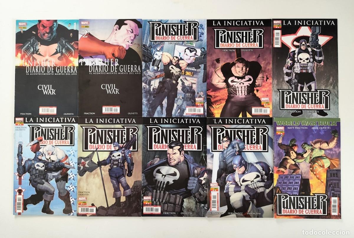 C&oacute;mics: PUNISHER: DIARIO DE GUERRA N&ordm; 1-10 (Matt Fraction, Ariel Olivetti) ~ MARVEL/PANINI (2007)