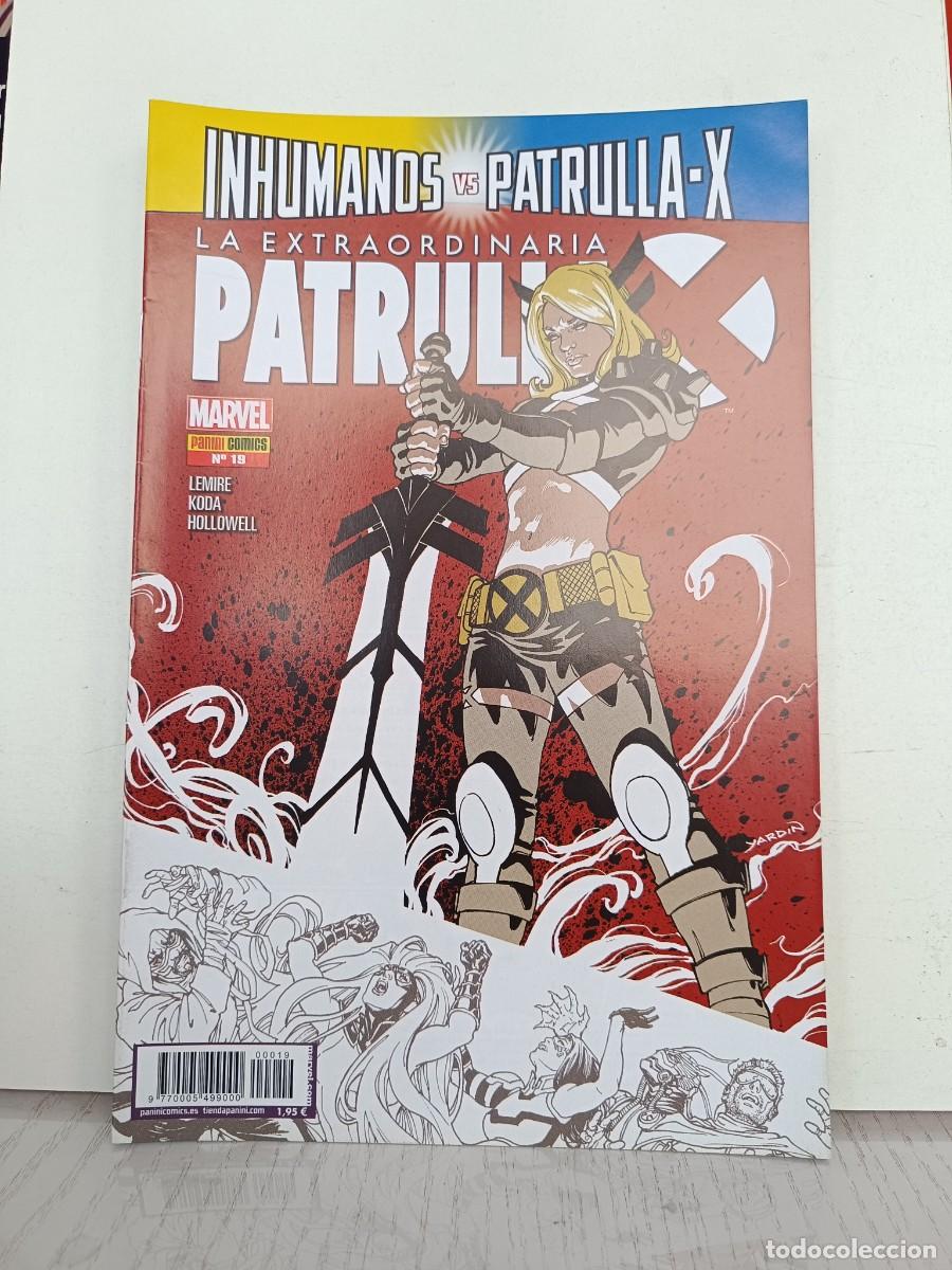 C&oacute;mics: LA EXTRAORDINARIA PATRULLA-X NUMERO 19 PANINI INHUMANOS VS PATRULLA-X