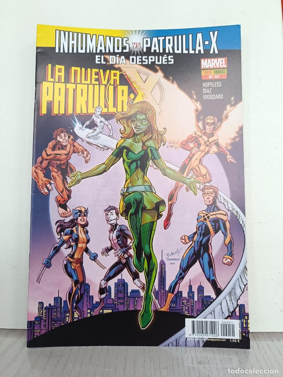 C&oacute;mics: LA NUEVA PATRULLA-X NUMERO 51 PANINI EL DIA DESPUES INHUMANOS VS PATRULLA-X