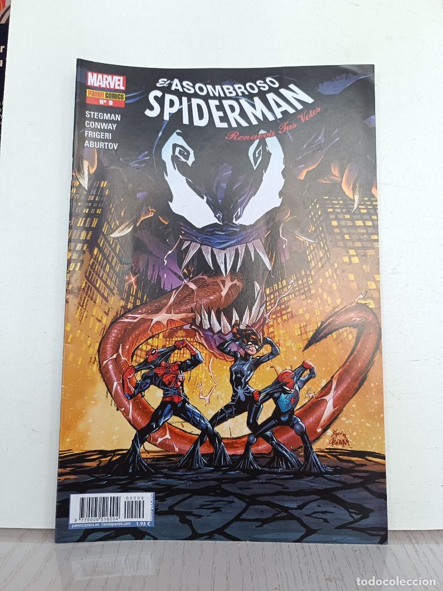 C&oacute;mics: EL ASOMBROSO SPIDERMAN RENUEVA TUS VOTOS NUMERO 9 PANINI