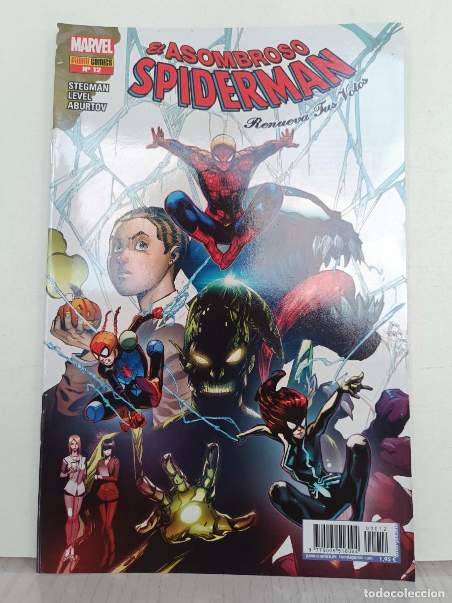 C&oacute;mics: EL ASOMBROSO SPIDERMAN RENUEVA TUS VOTOS NUMERO 12 PANINI