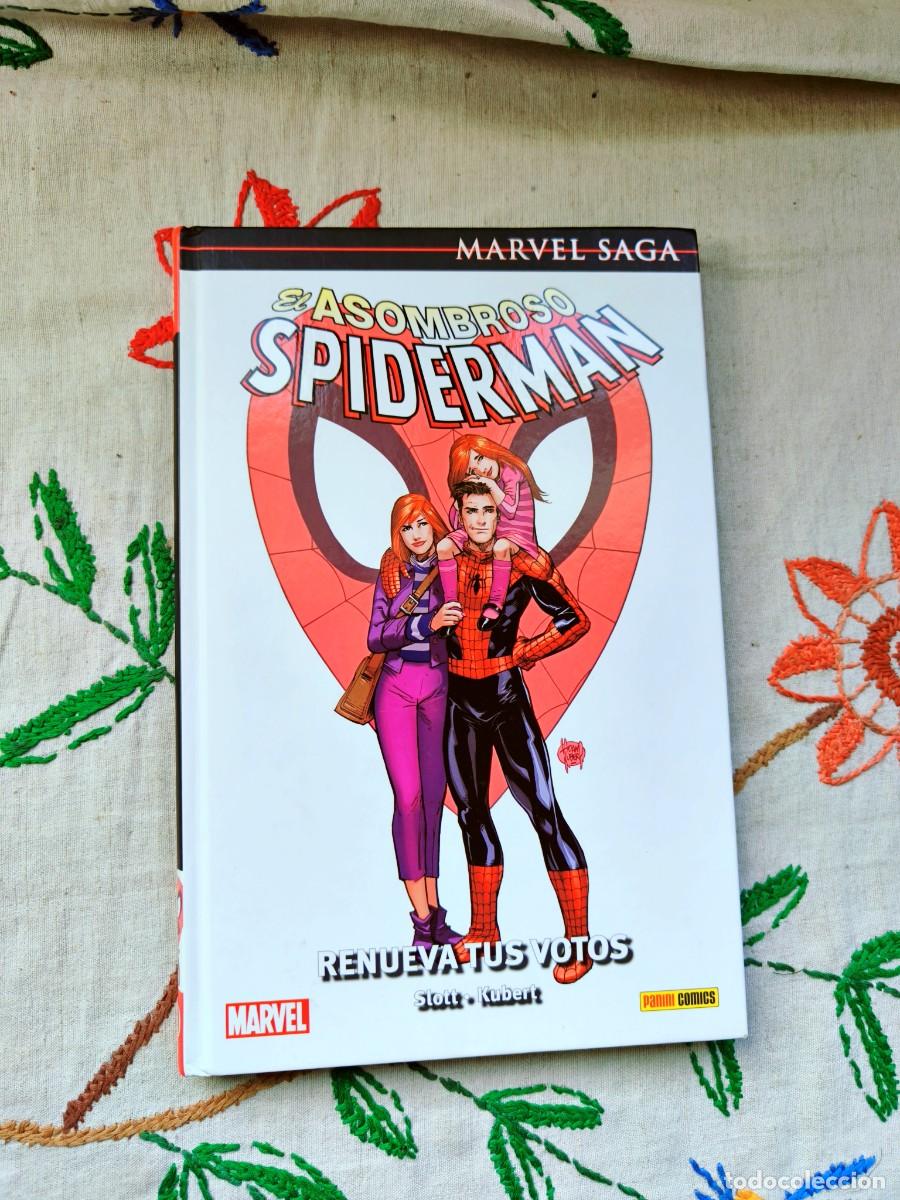 C&oacute;mics: El Asombroso Spiderman Superior 50. Renueva votos. Marvel Saga. Panini.