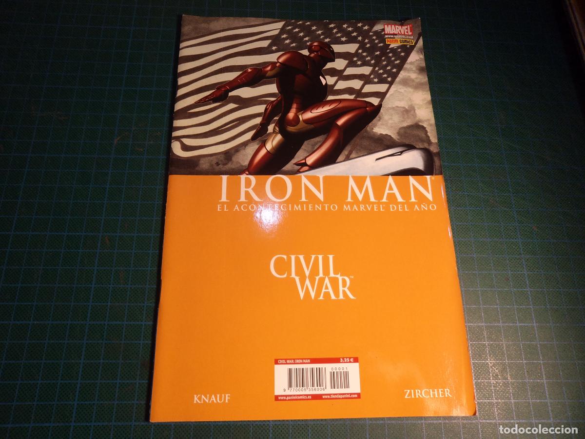 C&oacute;mics: Civil War Iron Man. N&ordm; 1. Panini. - Foto 1