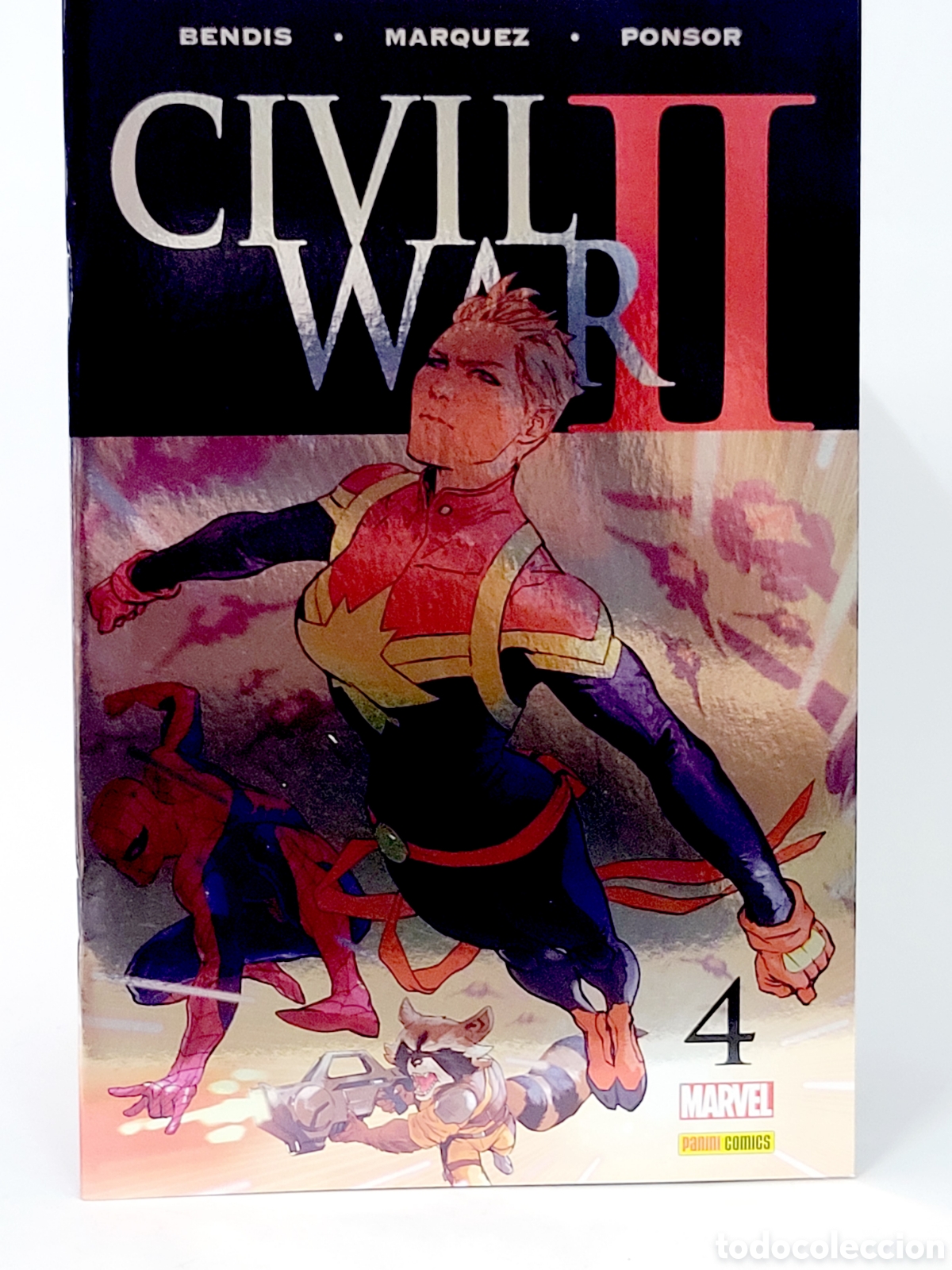 C&oacute;mics: C&Oacute;MIC CIVIL WAR II 4 PANINI MARVEL GRAPA DE KIOSCO