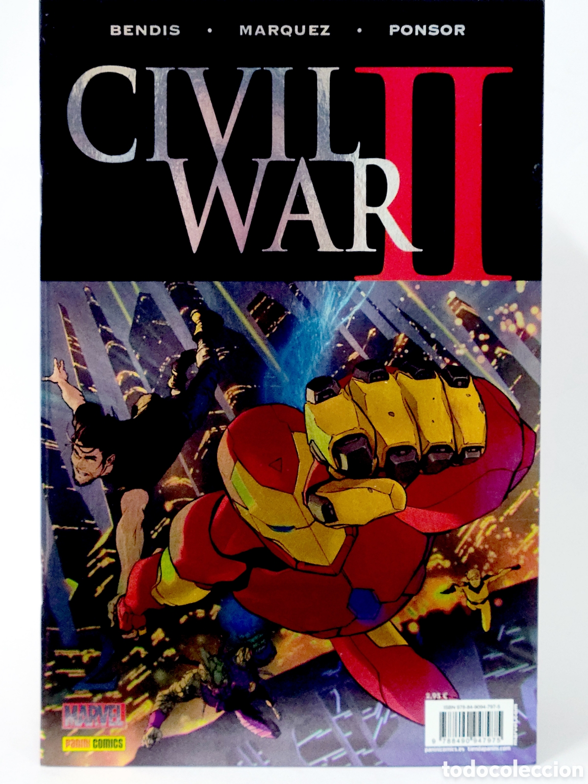 C&oacute;mics: C&Oacute;MIC CIVIL WAR II 2 PANINI MARVEL GRAPA DE KIOSCO