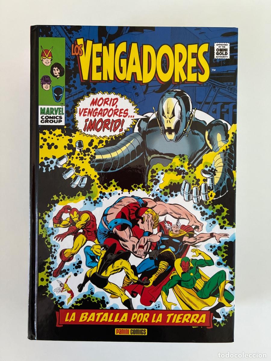 C&oacute;mics: Marvel Gold. Los Vengadores 4 La batalla por la Tierra. Panini.