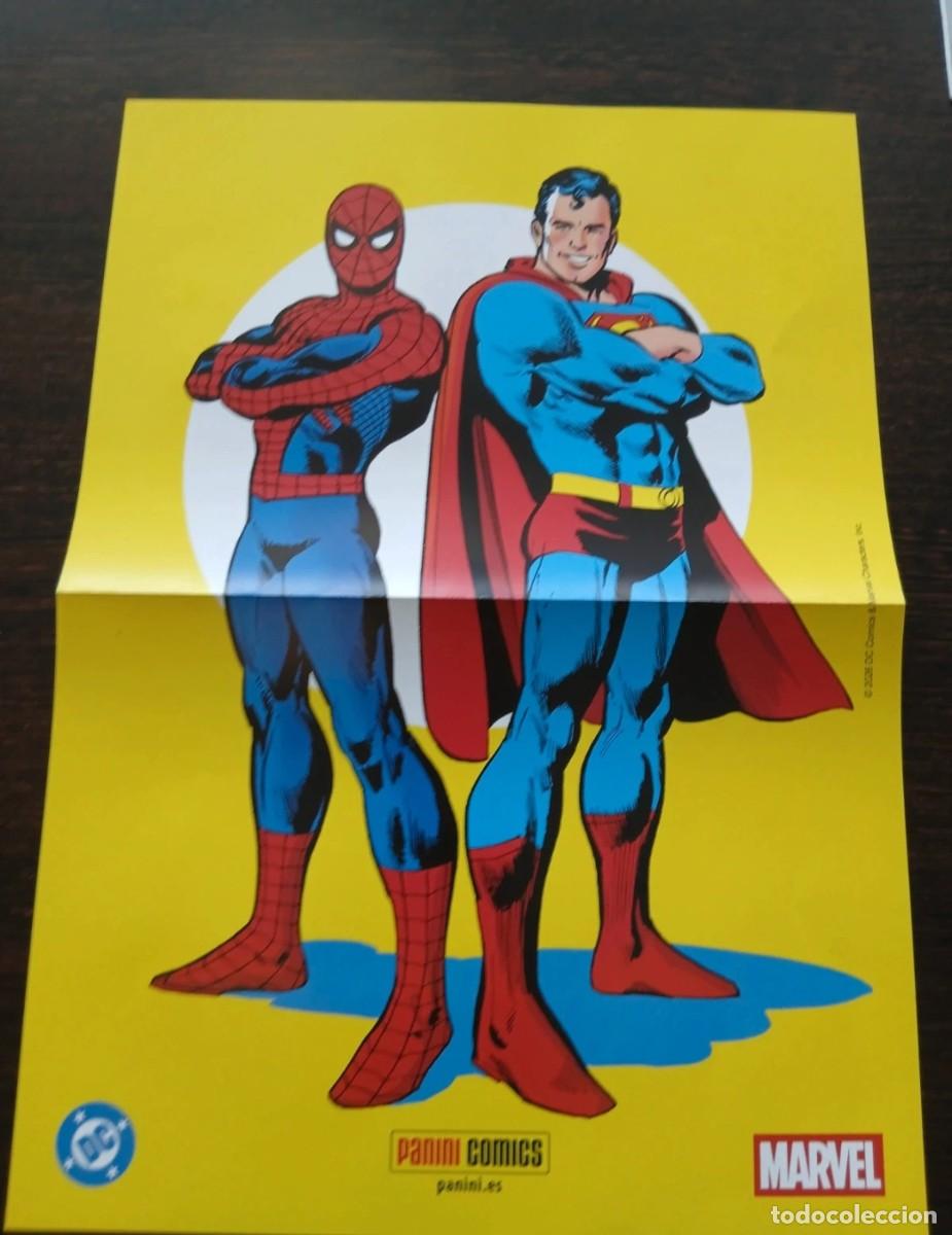 C&oacute;mics: P&oacute;ster Superman y Spiderman Panini Comics