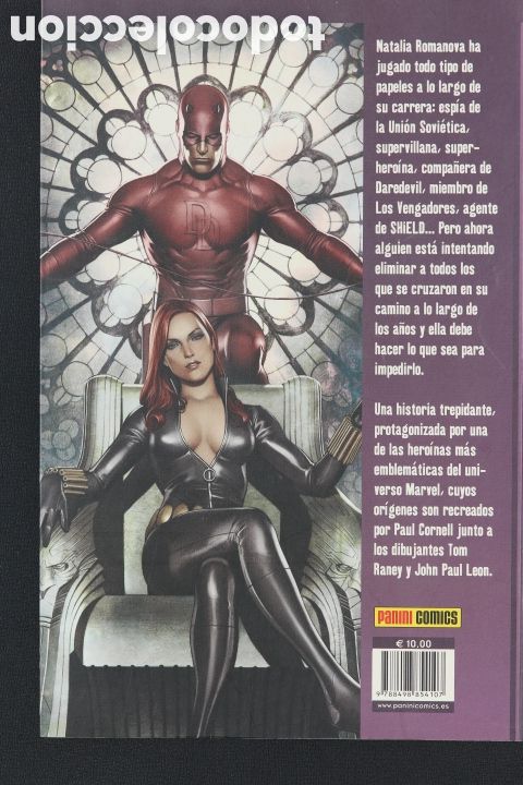 C&oacute;mics: Comic VIUDA NEGRA ORIGEN LETAL. MAX COMICS PANINI. Marvel. 2010. Muy buen estado. - Foto 2