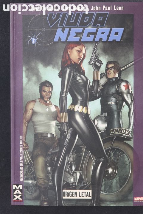 C&oacute;mics: Comic VIUDA NEGRA ORIGEN LETAL. MAX COMICS PANINI. Marvel. 2010. Muy buen estado.