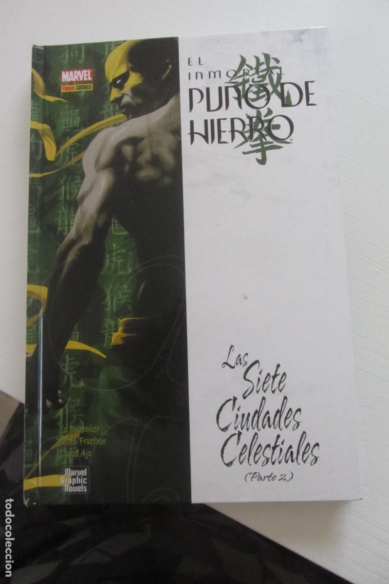 C&oacute;mics: EL INMORTAL PU&Ntilde;O DE HIERRO 3 LAS SIETE CIUDADES CELESTIAL MARVEL PANINI BRUBAKER FRACTION AJA ARX230
