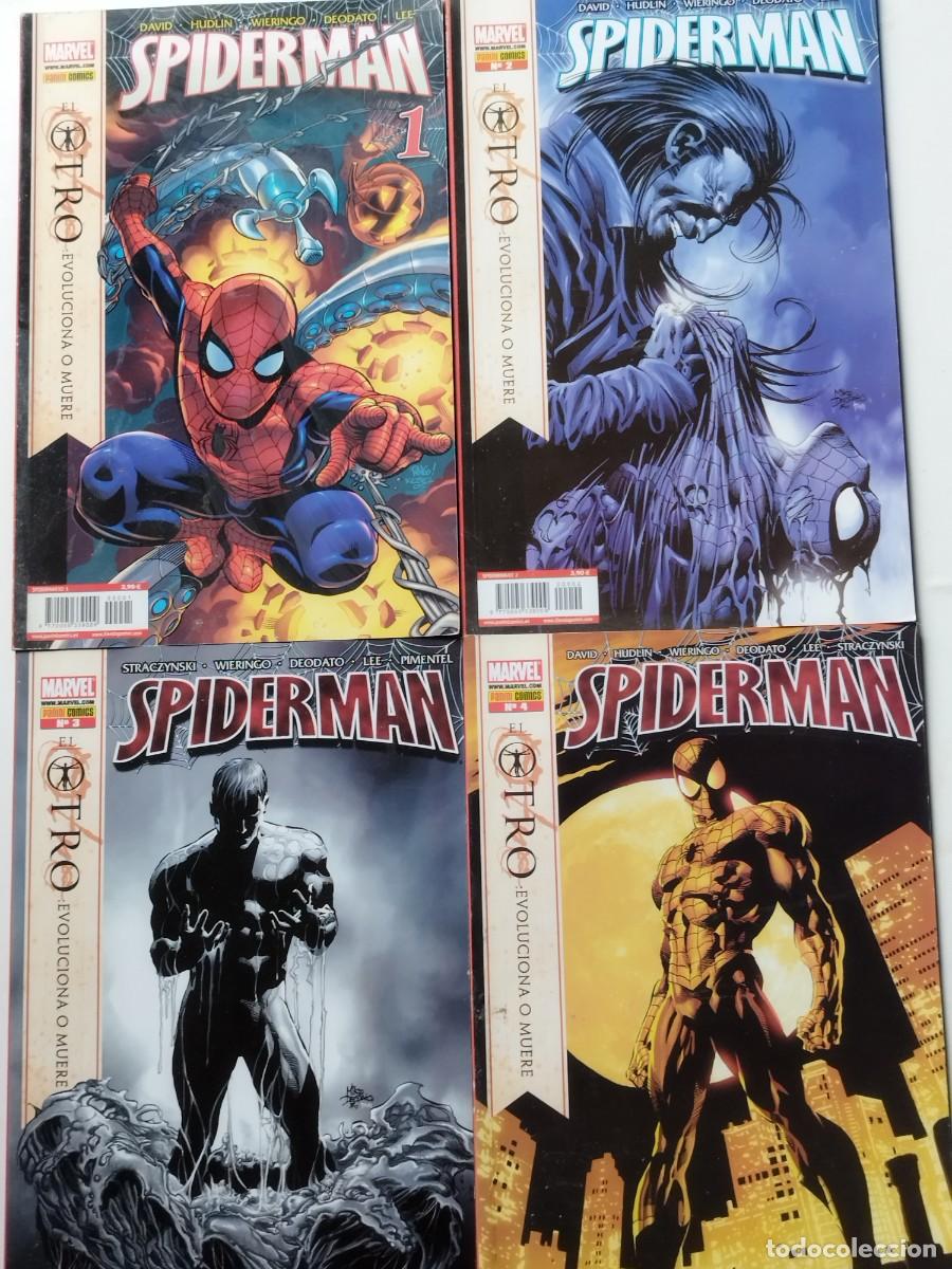 C&oacute;mics: SPIDERMAN EL OTRO EVOLUCIONA O MUERTE 4 n&ordm; completo 1, 2, 3 y 4