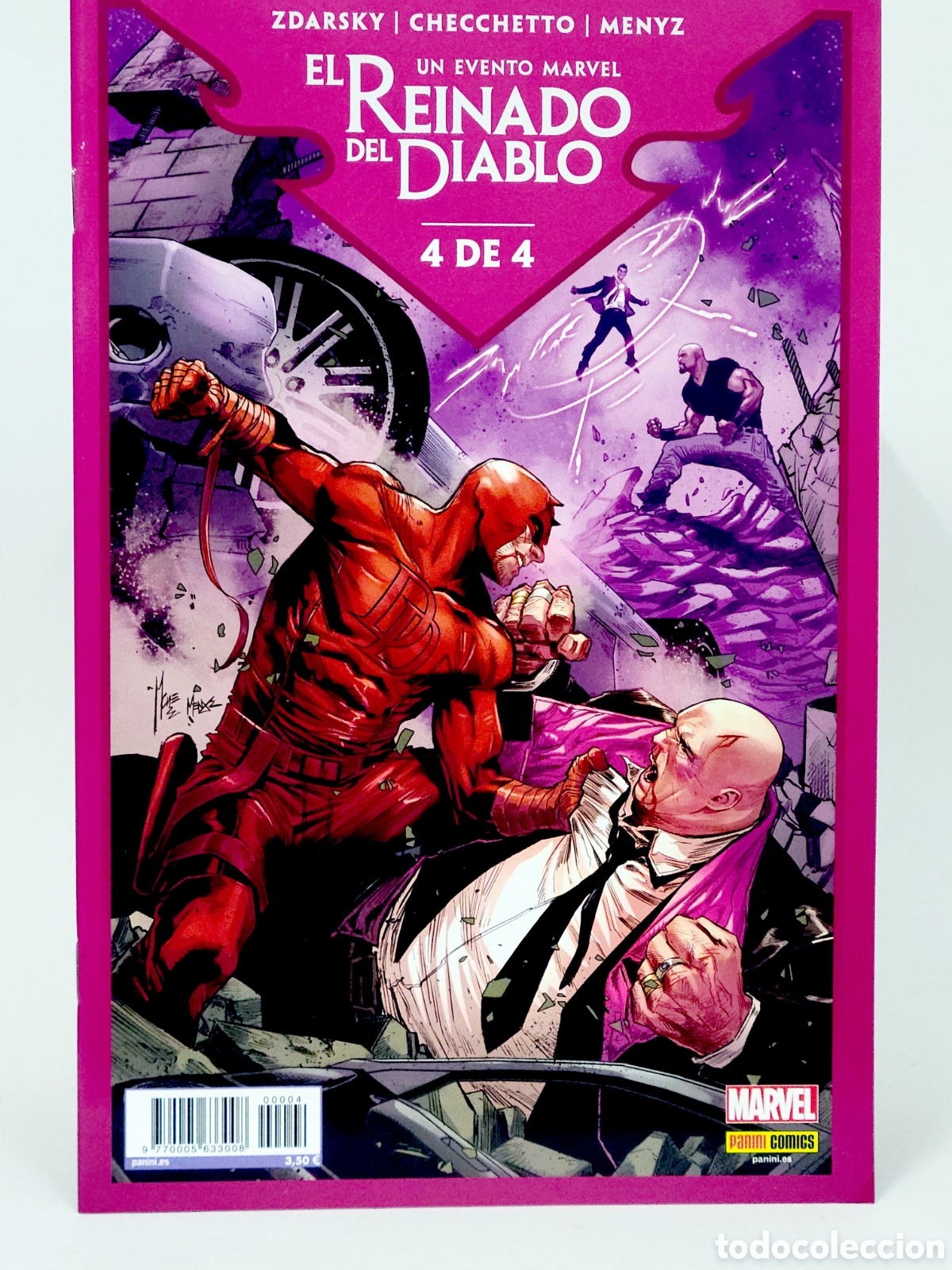 C&oacute;mics: C&Oacute;MIC EL REINADO DEL DIABLO 4 PANINI MARVEL GRAPA DE KIOSCO