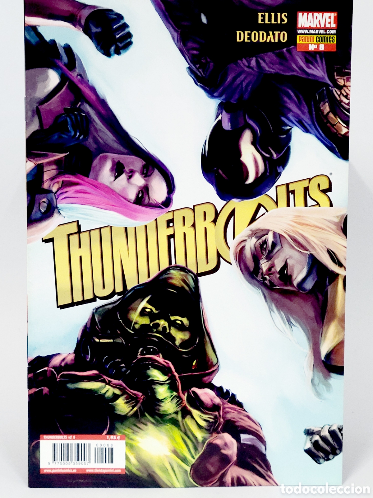 C&oacute;mics: C&Oacute;MIC THUNDERBOLTS 8 VOL.2 PANINI MARVEL VOLUMEN GRAPA DE KIOSCO