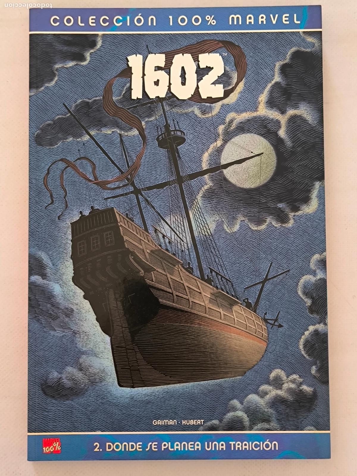 C&oacute;mics: 1602 COMPLETA - TOMO 1 Y 2 - COLECCION 100% MARVEL - PANINI (BN) - Foto 3