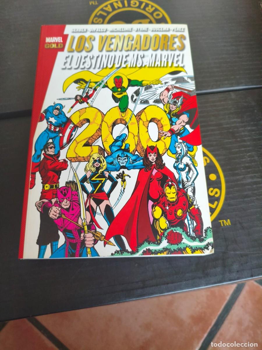 C&oacute;mics: Marvel Gold. Los Vengadores El destino de Ms. Marvel Panini R&uacute;stica Micheline Byrne P&eacute;rez