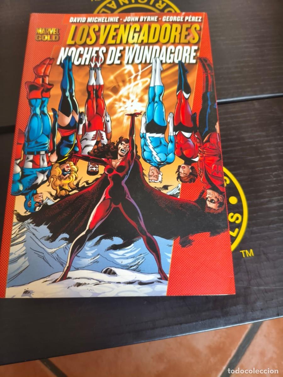 C&oacute;mics: Marvel Gold. Los Vengadores Noches de Wundagore Panini R&uacute;stica Perez Byrne Newton
