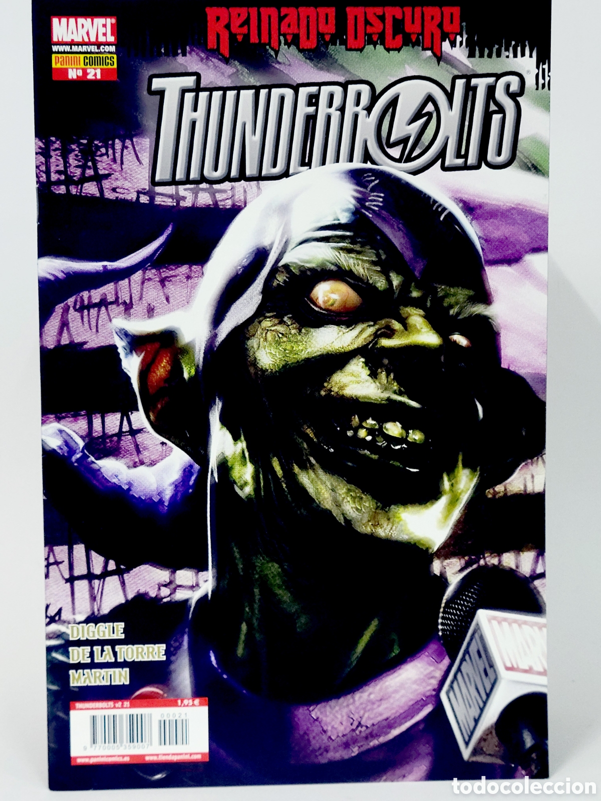 C&oacute;mics: C&Oacute;MIC THUNDERBOLTS 21 REINADO OSCURO PANINI MARVEL GRAPA DE KIOSCO