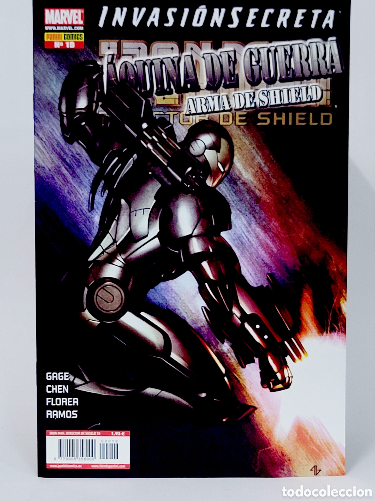 C&oacute;mics: C&Oacute;MIC IRON MAN DIRECTOR DE SHIELD 19 INVASI&Oacute;N SECRETA PANINI MARVEL GRAPA DE KIOSCO