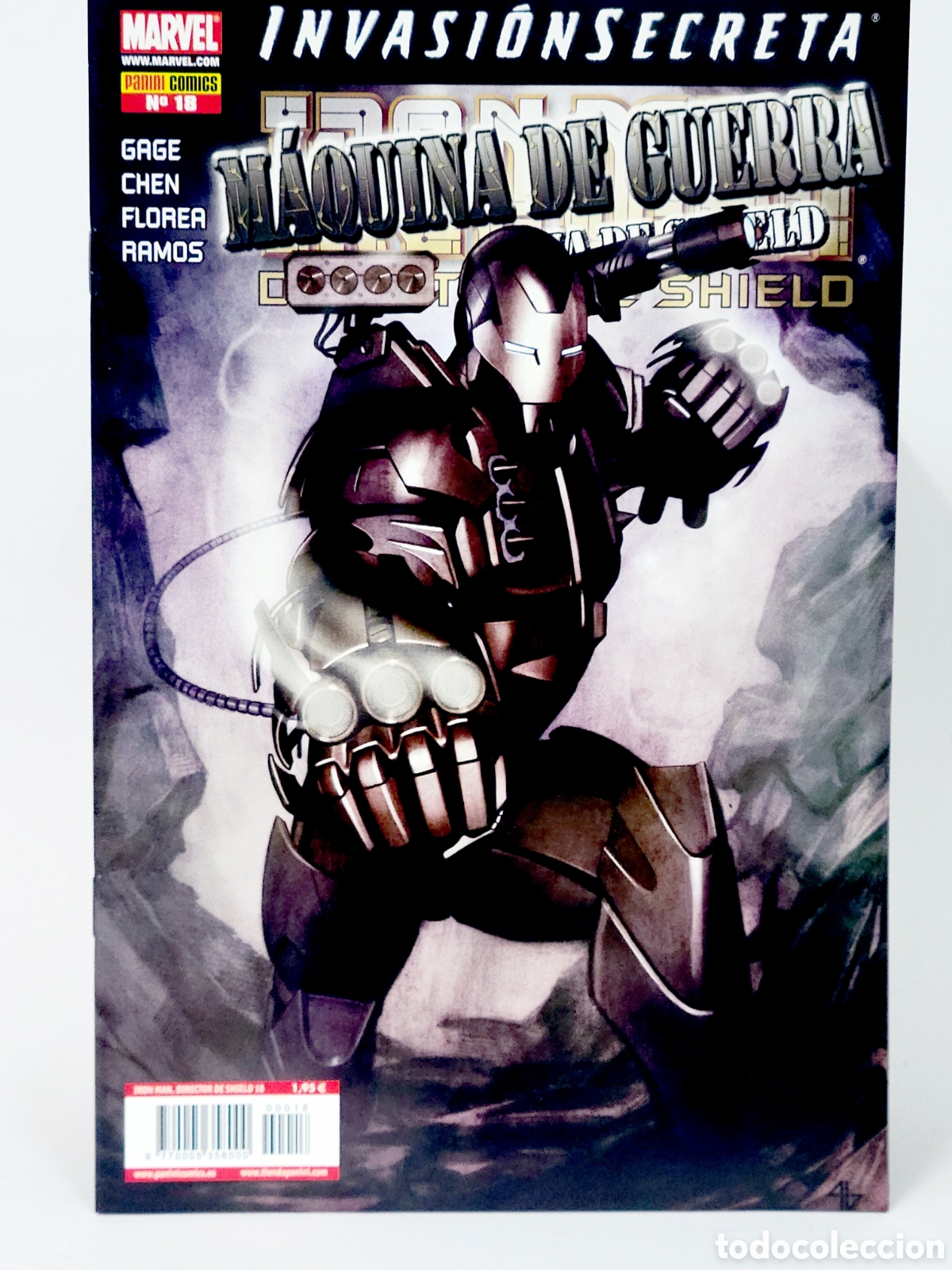 C&oacute;mics: C&Oacute;MIC IRON MAN DIRECTOR DE SHIELD 18 INVASI&Oacute;N SECRETA PANINI MARVEL GRAPA DE KIOSCO