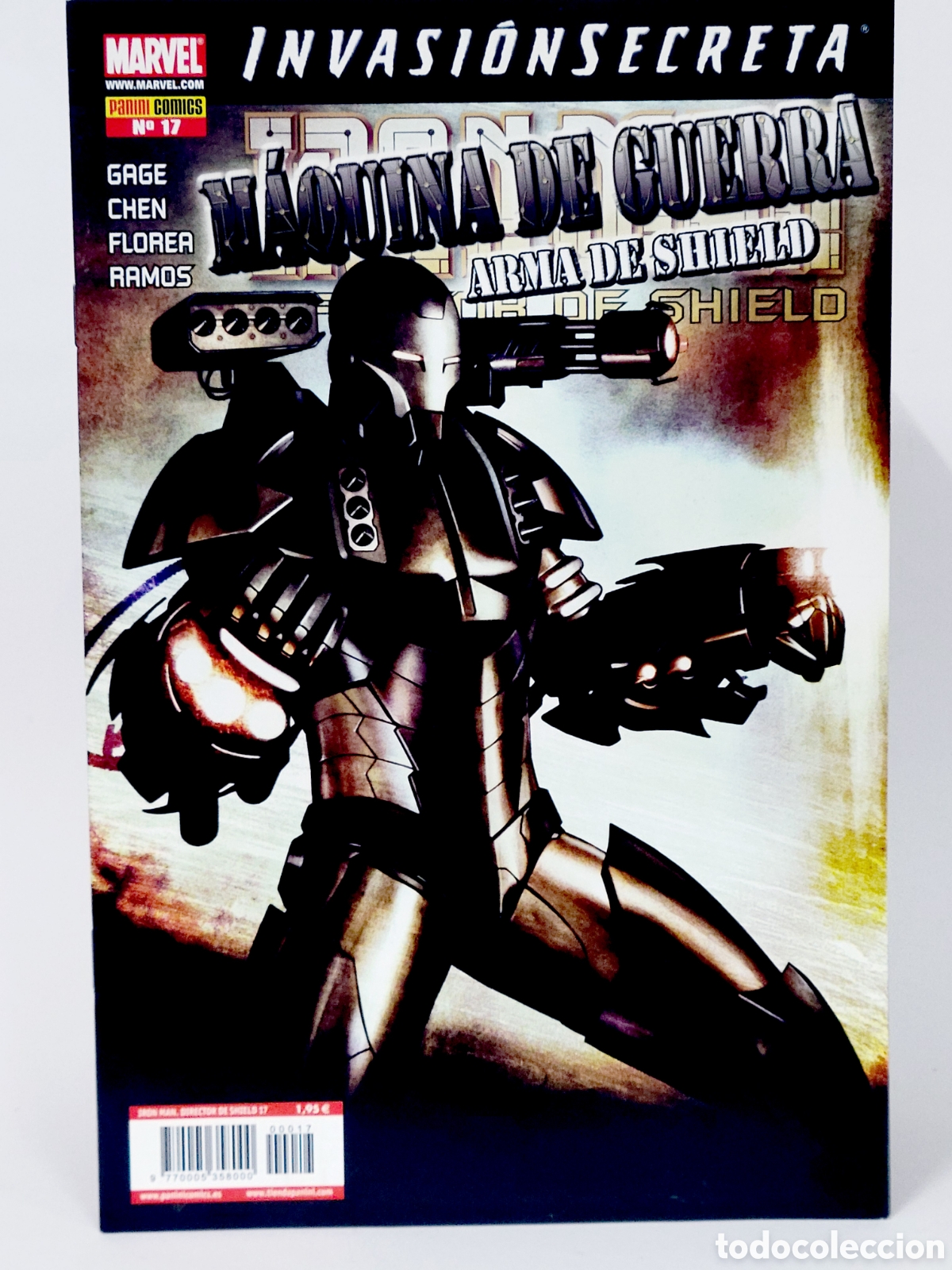 C&oacute;mics: C&Oacute;MIC IRON MAN DIRECTOR DE SHIELD 17 INVASI&Oacute;N SECRETA PANINI MARVEL GRAPA DE KIOSCO