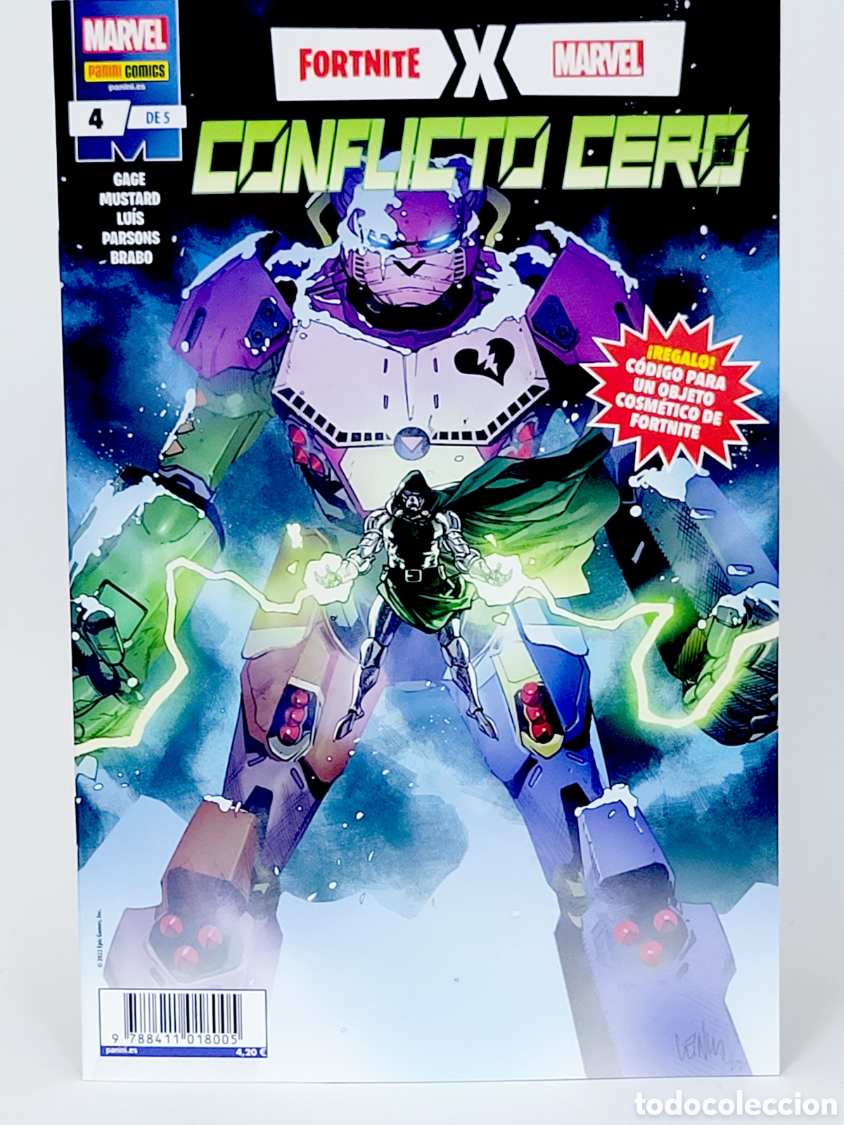 C&oacute;mics: C&Oacute;MIC FORTNITE X MARVEL 4 CONFLICTO CERO PANINI MARVEL GRAPA DE KIOSCO