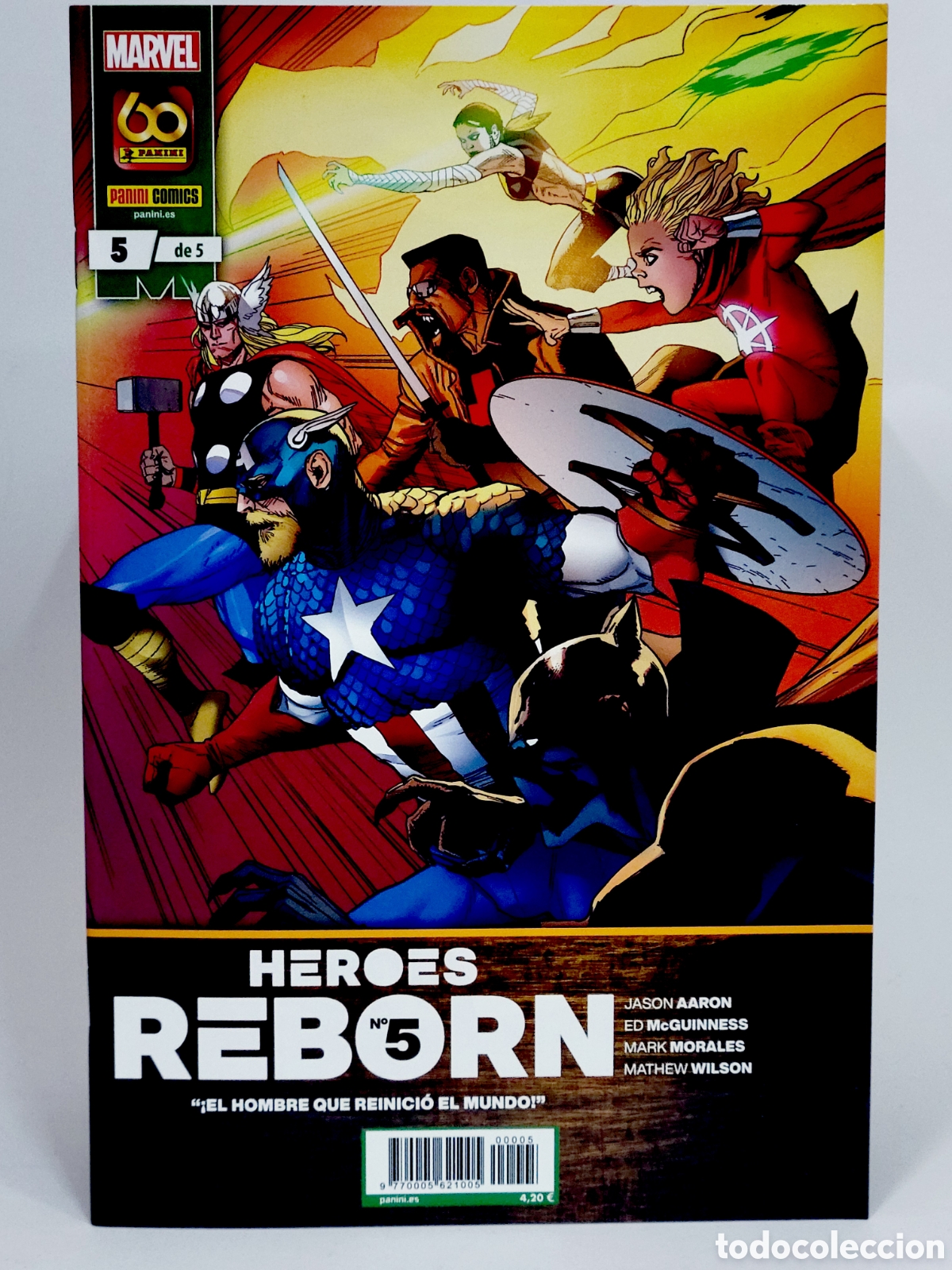 C&oacute;mics: C&Oacute;MIC H&Eacute;ROES REBORN 5 PANINI MARVEL GRAPA DE KIOSCO