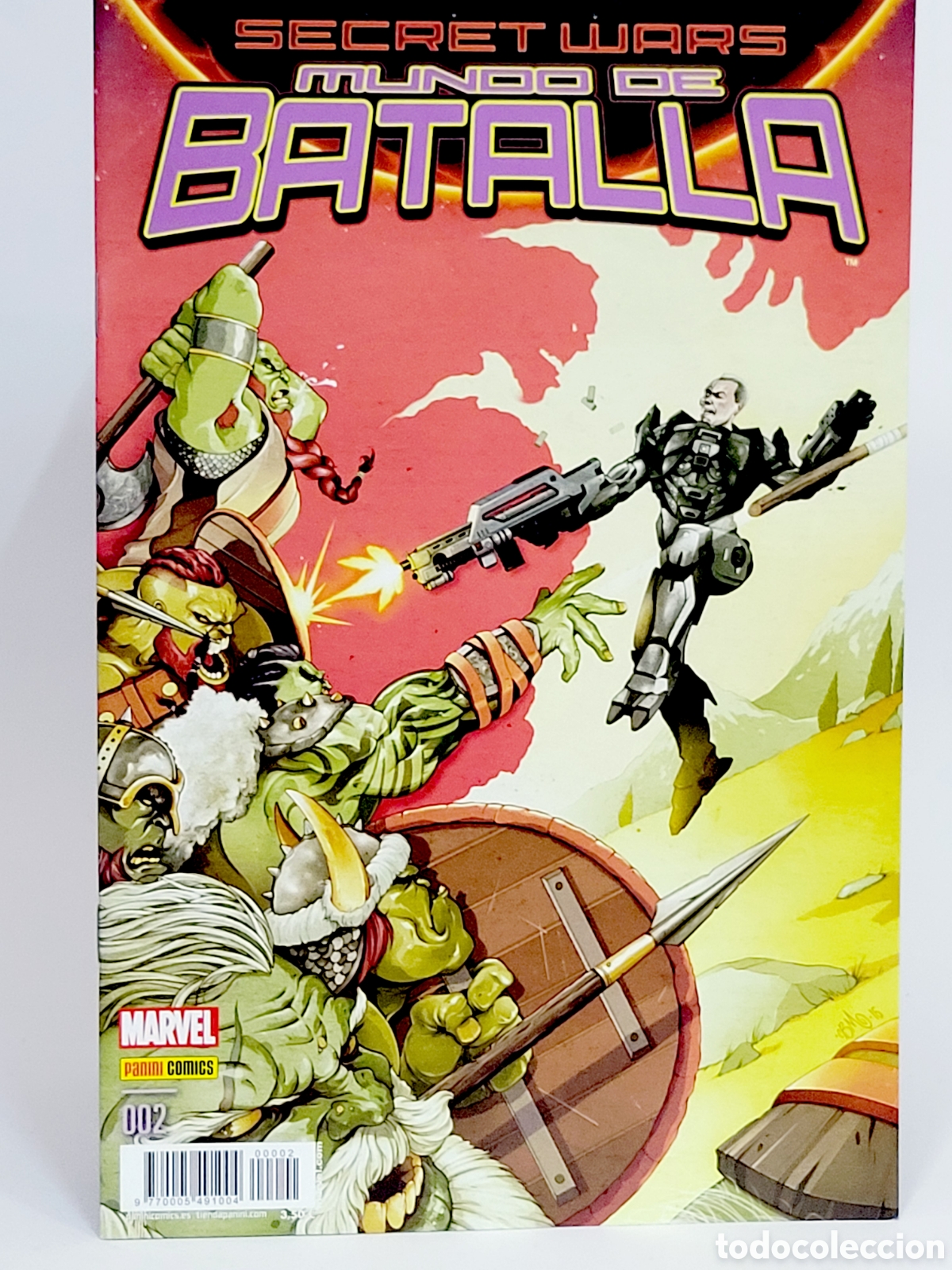 C&oacute;mics: C&Oacute;MIC SECRET WARS MUNDO DE BATALLA 2 PANINI MARVEL GRAPA DE KIOSCO