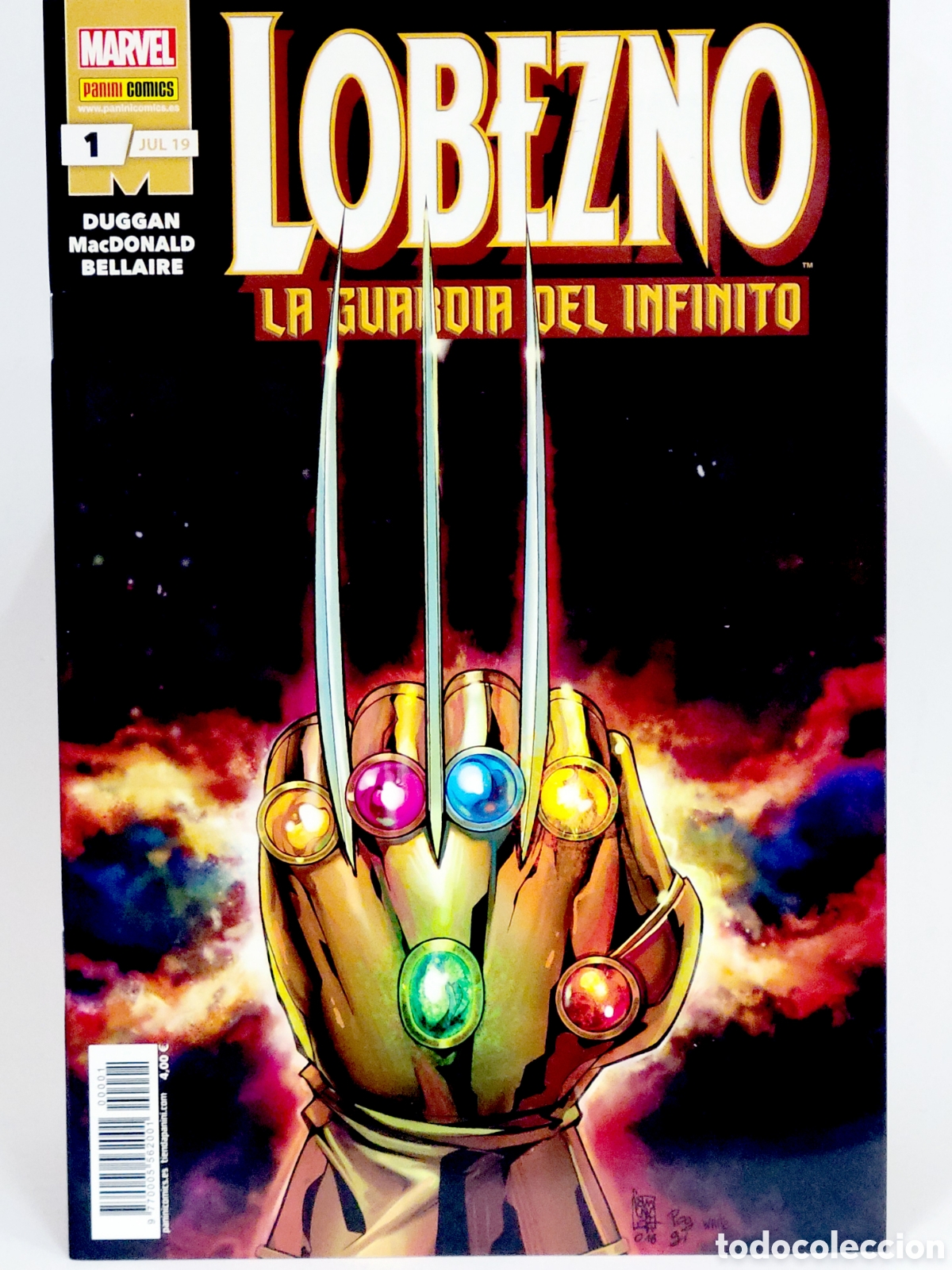 C&oacute;mics: C&Oacute;MIC LOBEZNO 1 LA GUARDIA DEL INFINITO JULIO 2019 PANINI MARVEL GRAPA DE KIOSCO