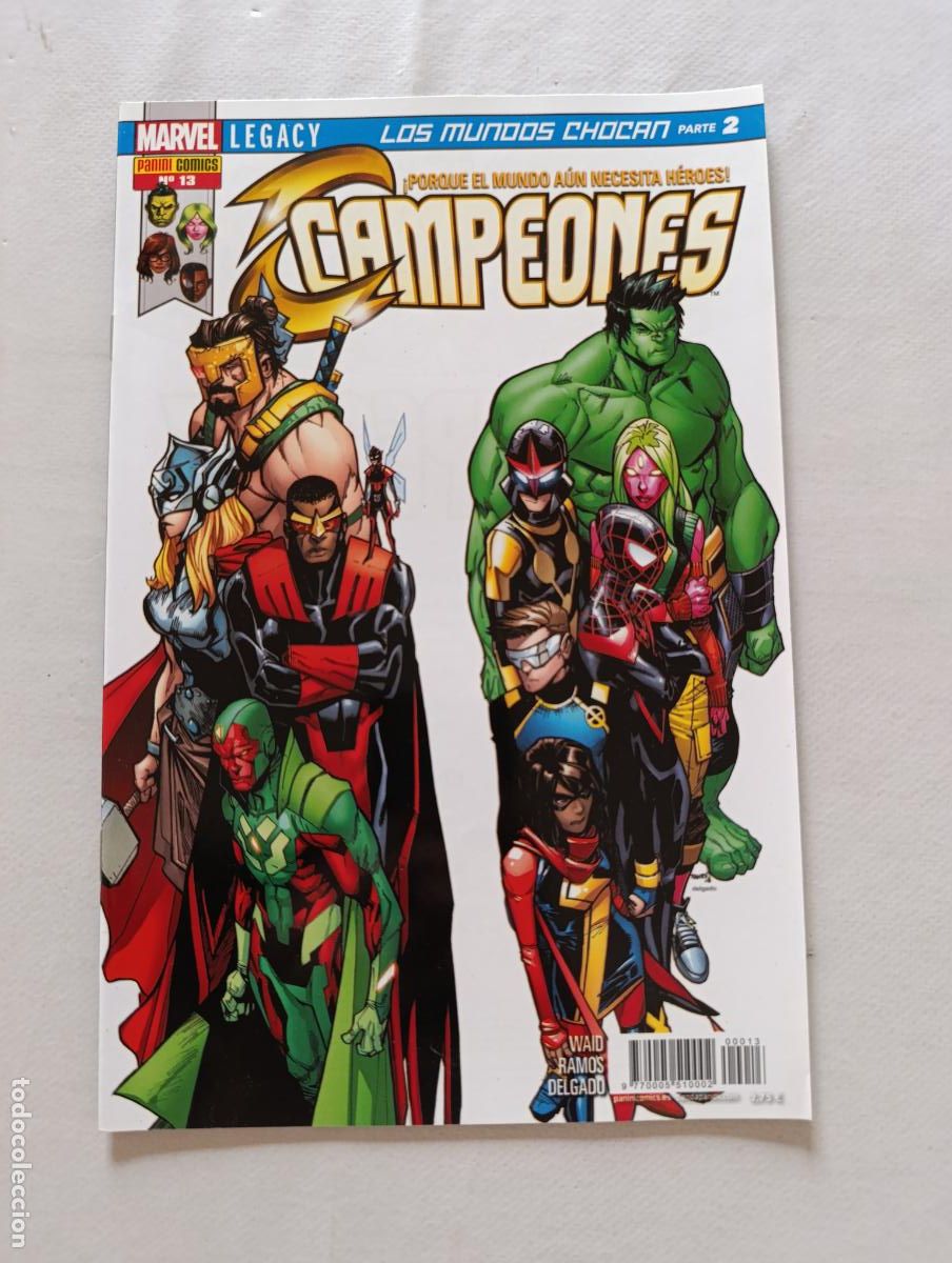 C&oacute;mics: CAMPEONES N&ordm; 13 - MARVEL - PANINI (6N) - Foto 1