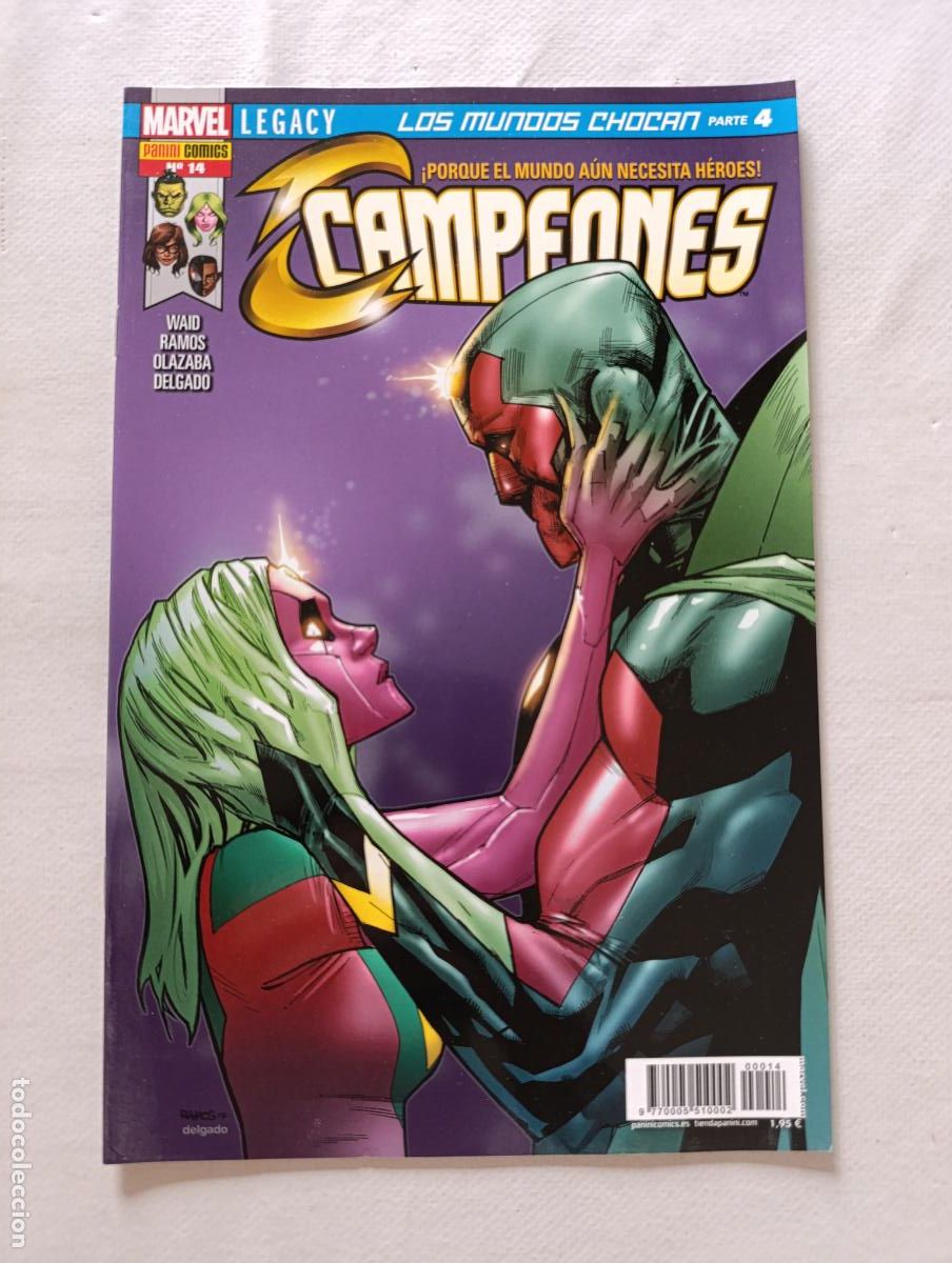 C&oacute;mics: CAMPEONES N&ordm; 14 - MARVEL - PANINI (6N) - Foto 1