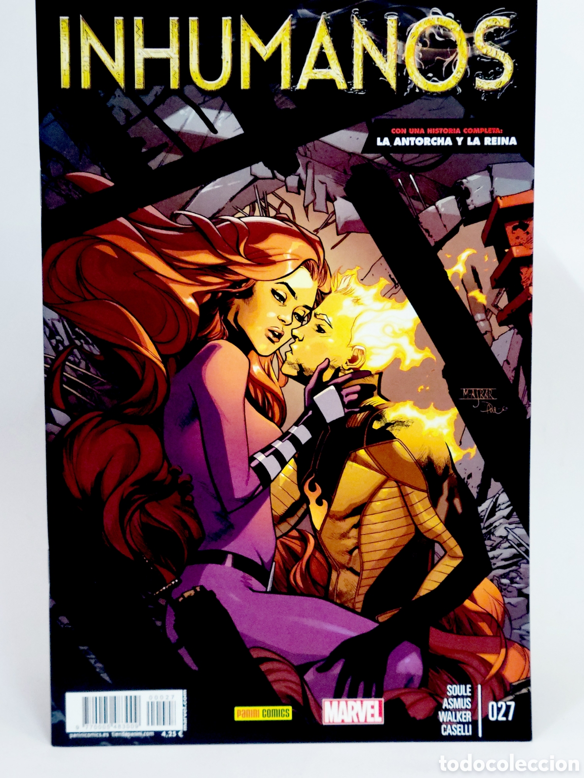 C&oacute;mics: C&Oacute;MIC INHUMANOS 27 PANINI MARVEL GRAPA DE KIOSCO