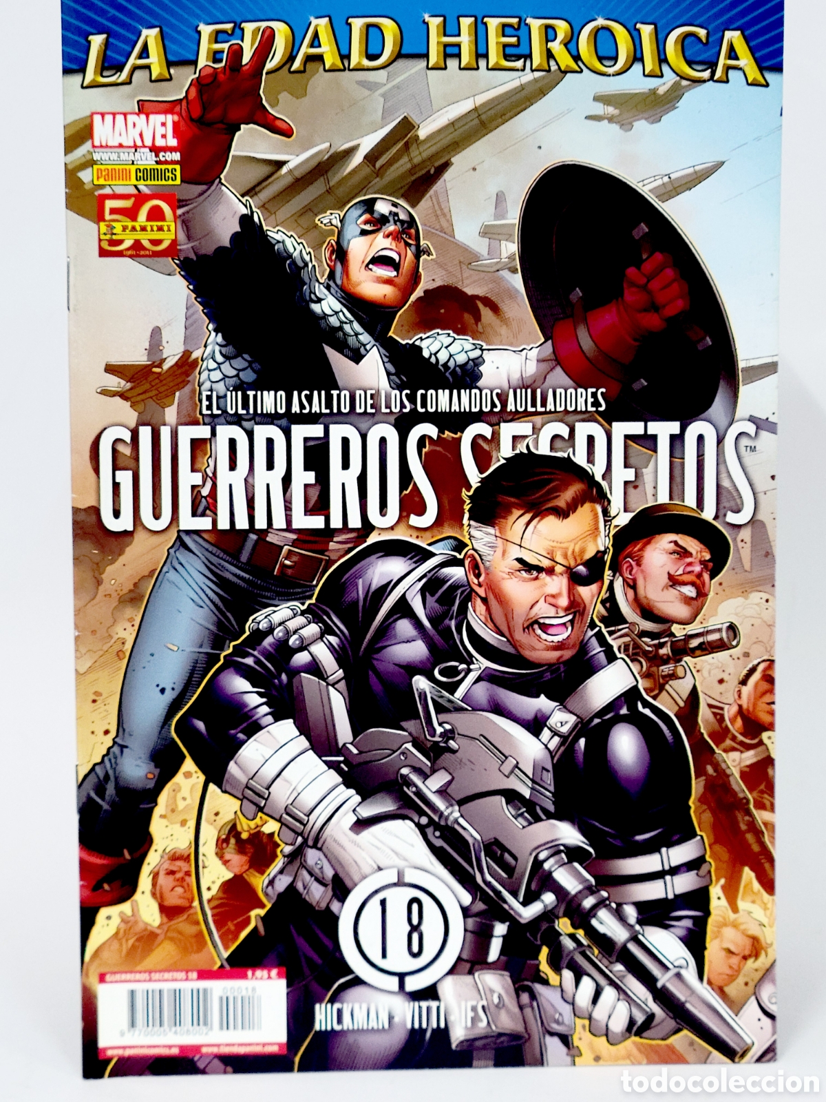 C&oacute;mics: C&Oacute;MIC GUERREROS SECRETOS 18 LA EDAD HEROICA PANINI MARVEL GRAPA DE KIOSCO