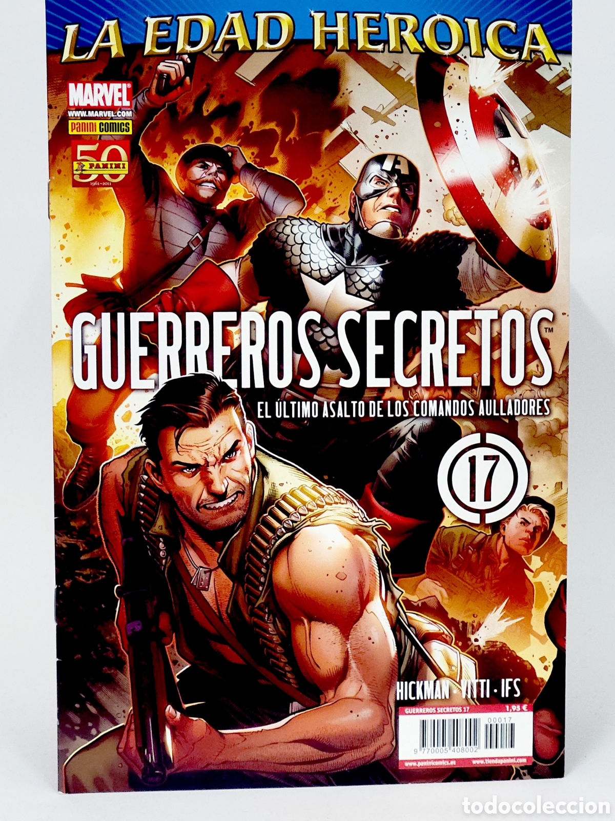 C&oacute;mics: C&Oacute;MIC GUERREROS SECRETOS 17 LA EDAD HEROICA PANINI MARVEL GRAPA DE KIOSCO