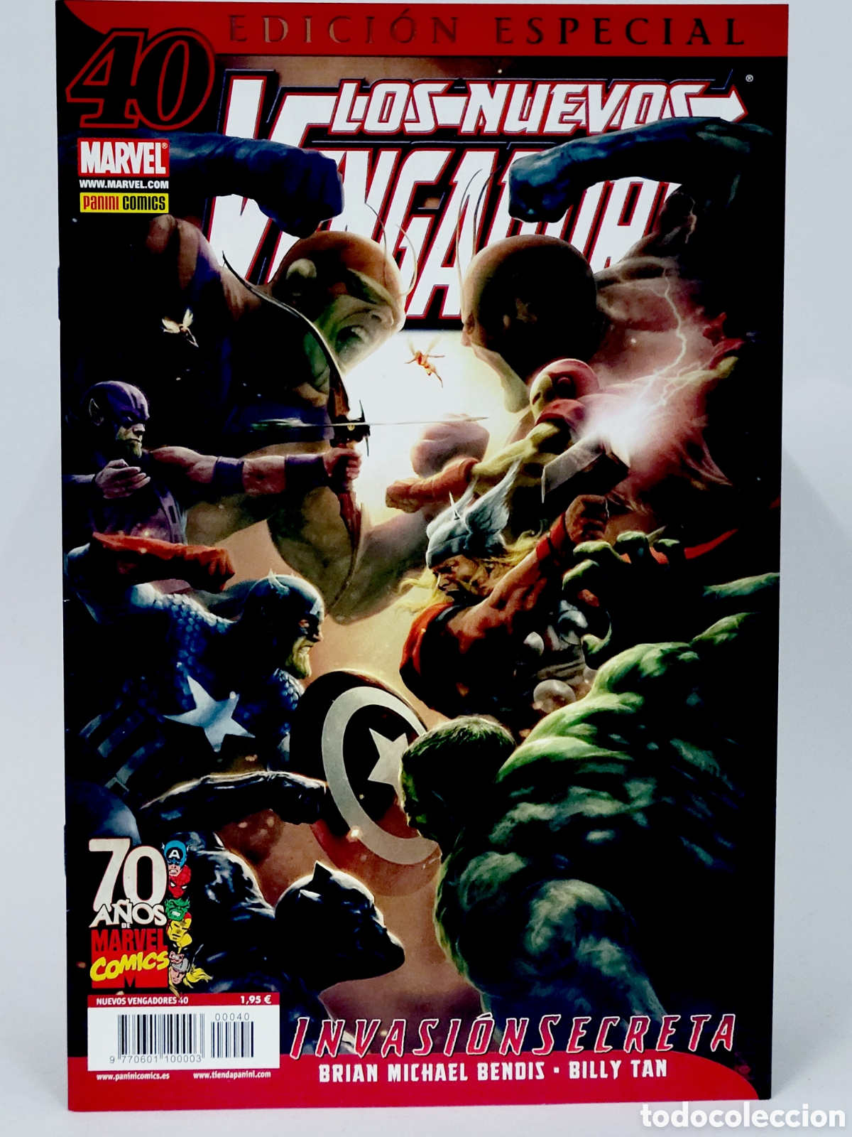 C&oacute;mics: C&Oacute;MIC LOS NUEVOS VENGADORES 40 EDICION ESPECIAL PANINI MARVEL GRAPA DE KIOSCO