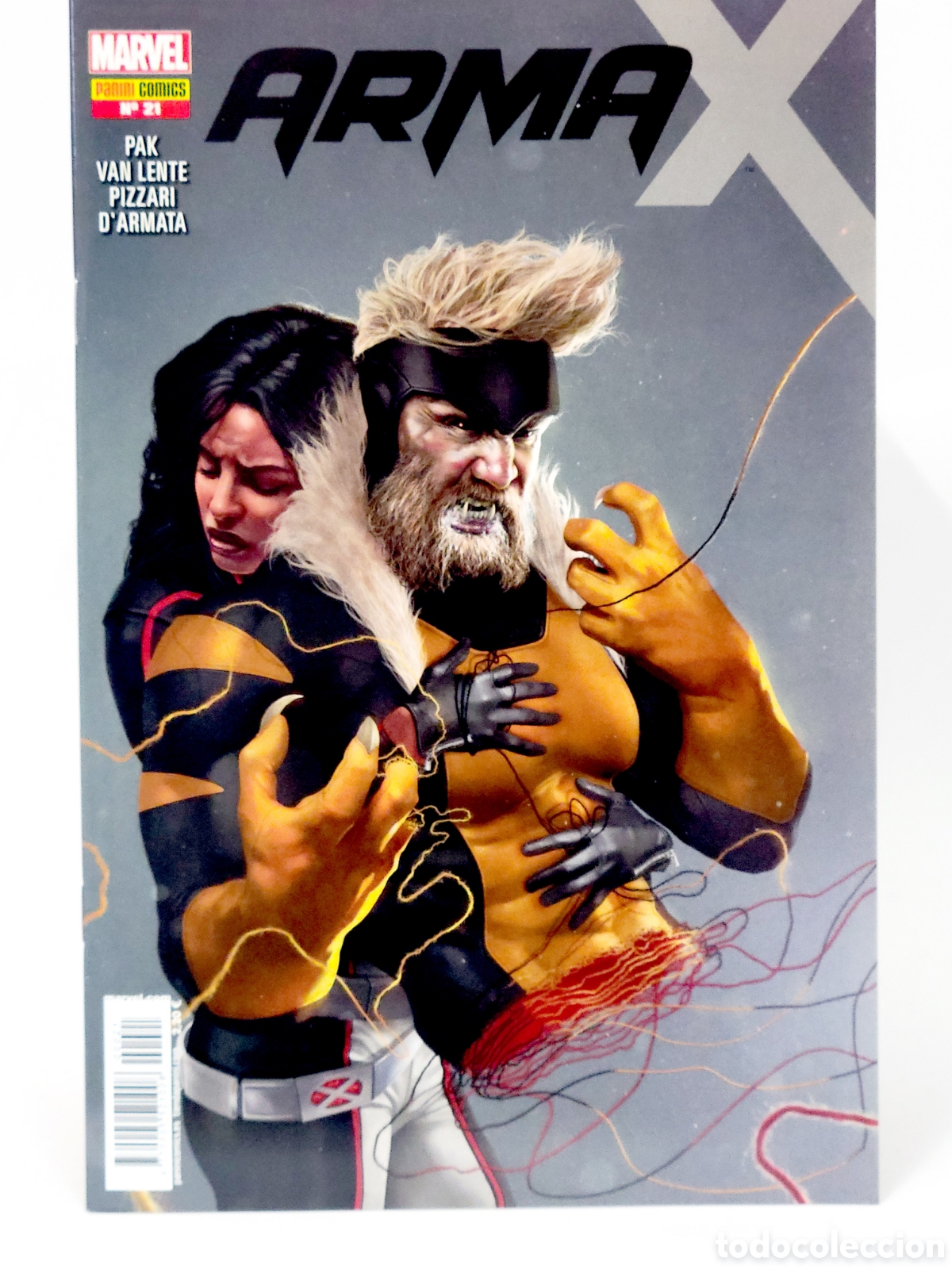 C&oacute;mics: C&Oacute;MIC ARMAS X 21 PANINI MARVEL GRAPA DE KIOSCO