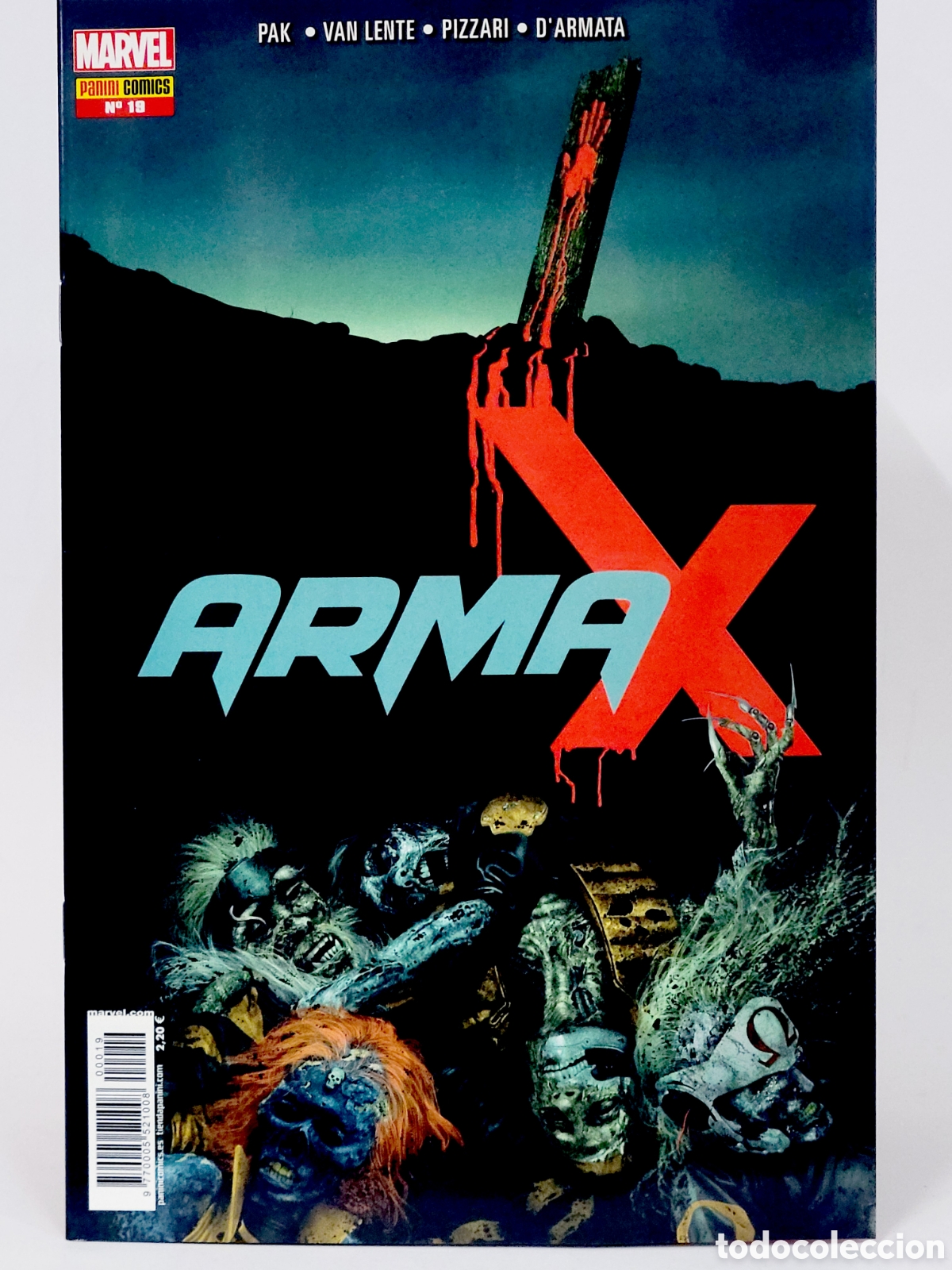C&oacute;mics: C&Oacute;MIC ARMAS X 19 PANINI MARVEL GRAPA DE KIOSCO