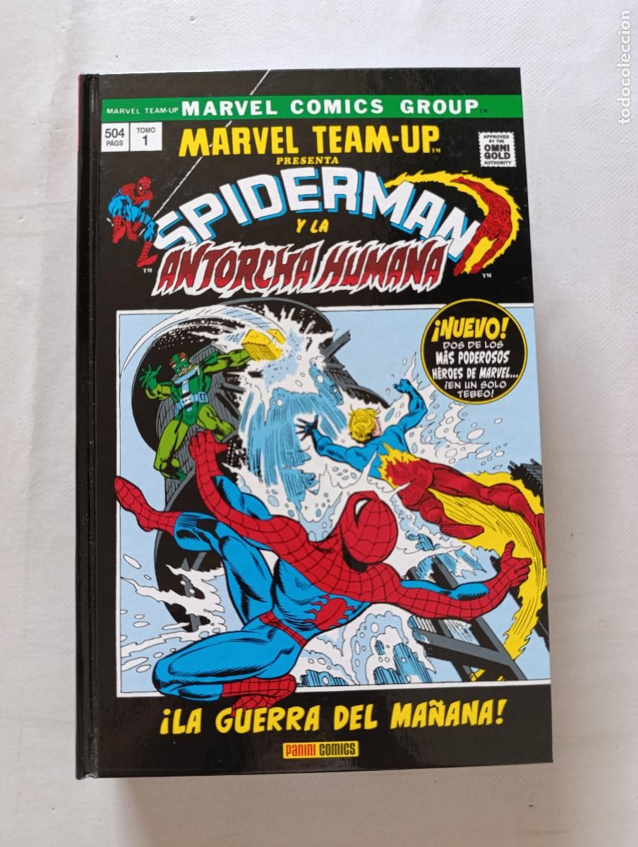 C&oacute;mics: MARVEL TEAM-UP TOMO 1 &iexcl;LA GUERRA DEL MA&Ntilde;ANA! SPIDERMAN Y LA ANTORCHA HUMANA - OMNIGOLD - PANINI (317