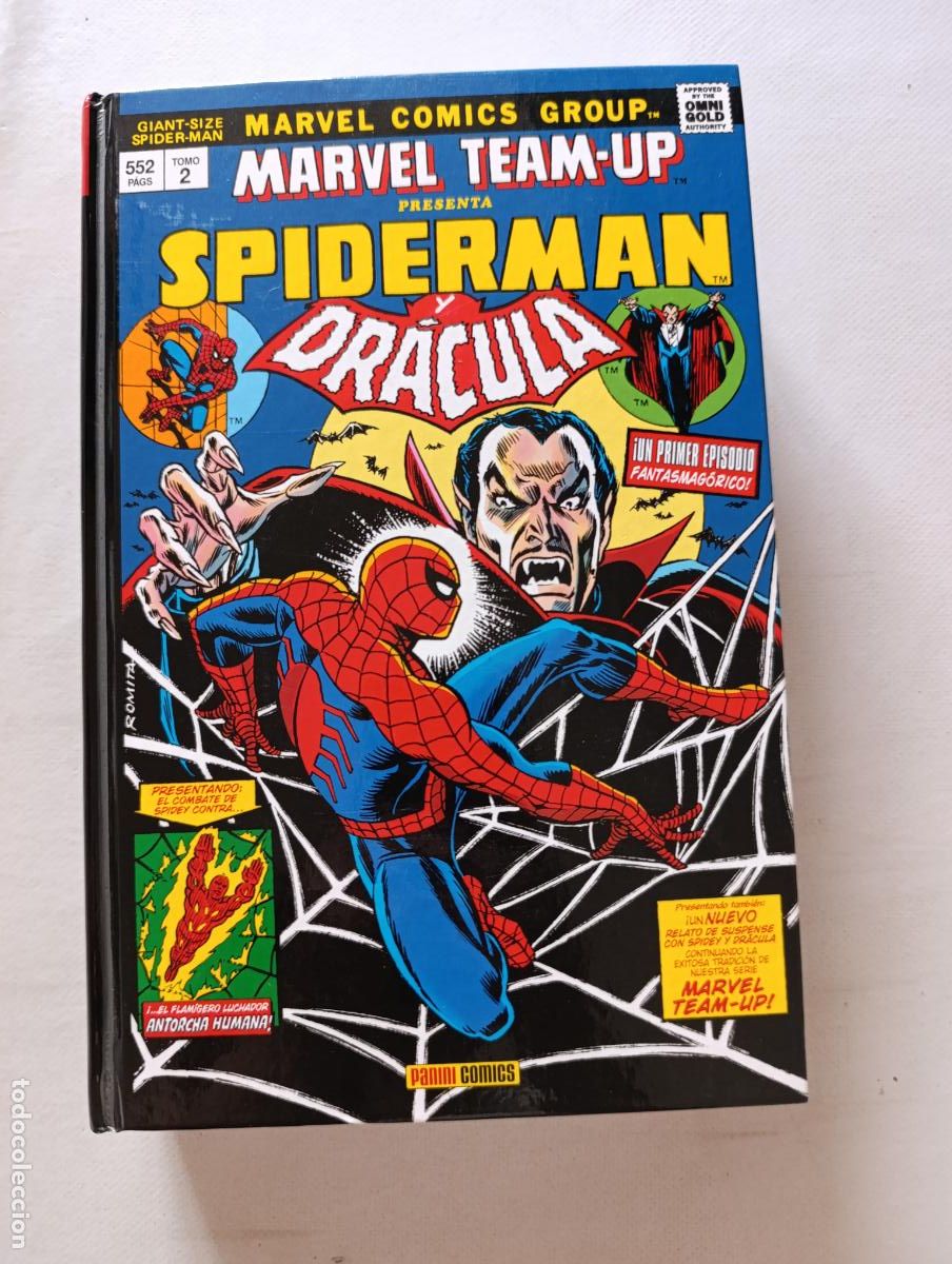 C&oacute;mics: MARVEL TEAM-UP TOMO 2: FANTASMAGORIA - SPIDERMAN Y DRACULA - OMNIGOLD - PANINI - TAPA DURA (317)