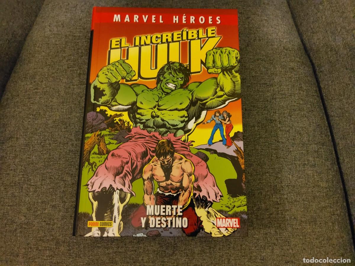 C&oacute;mics: Marvel H&eacute;roes El incre&iacute;ble Hulk. Muerte y destino. Panini. - Foto 1