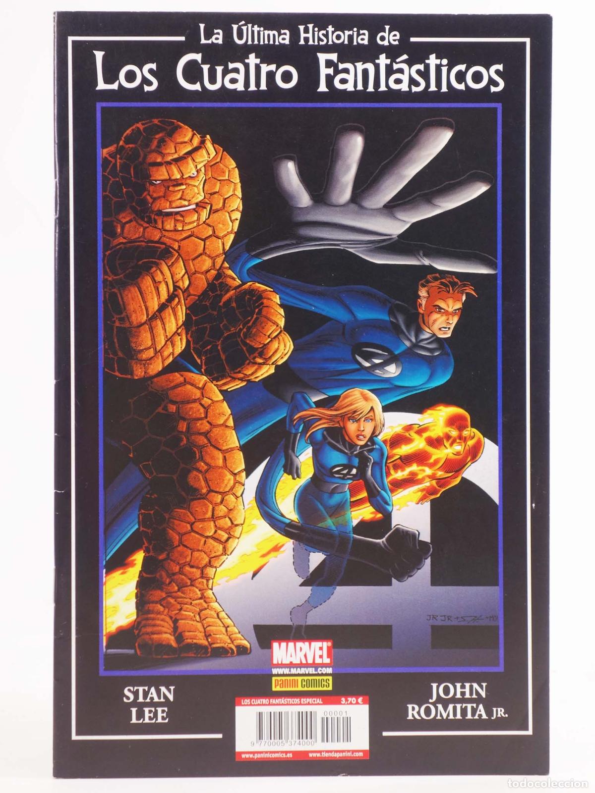 C&oacute;mics: LA &Uacute;LTIMA HISTORIA DE LOS CUATRO FANT&Aacute;STICOS (Stan Lee/John Romita Jr.) Panini, 2008