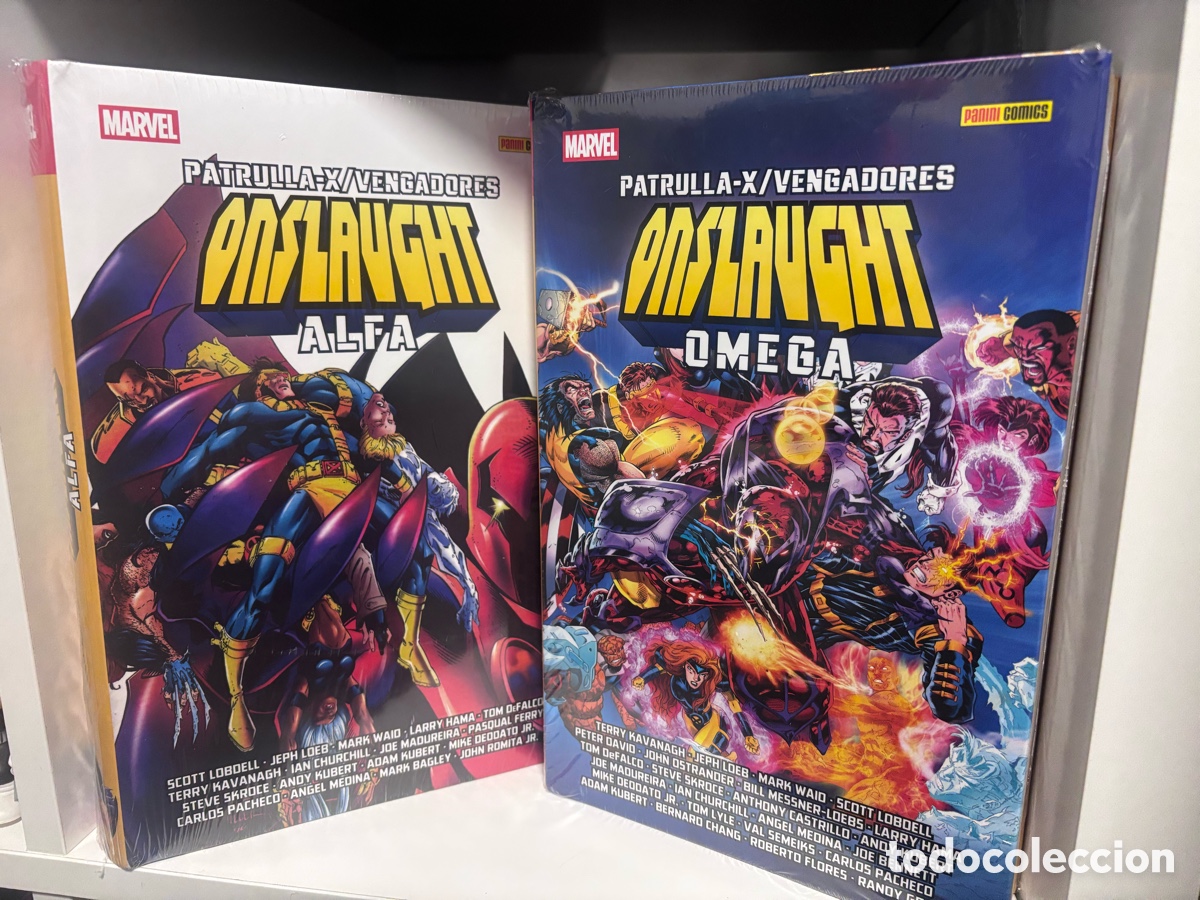 C&oacute;mics: Onslaught alfa y Omega Panini precintados
