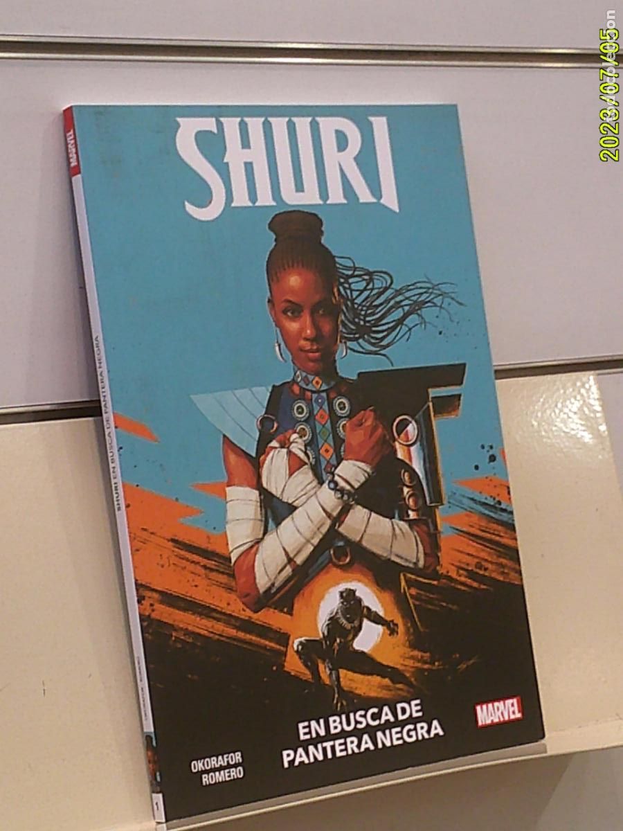 C&oacute;mics: SHURI N&ordm; 1 EN BUSCA DE PANTERA NEGRA MARVEL - PANINI