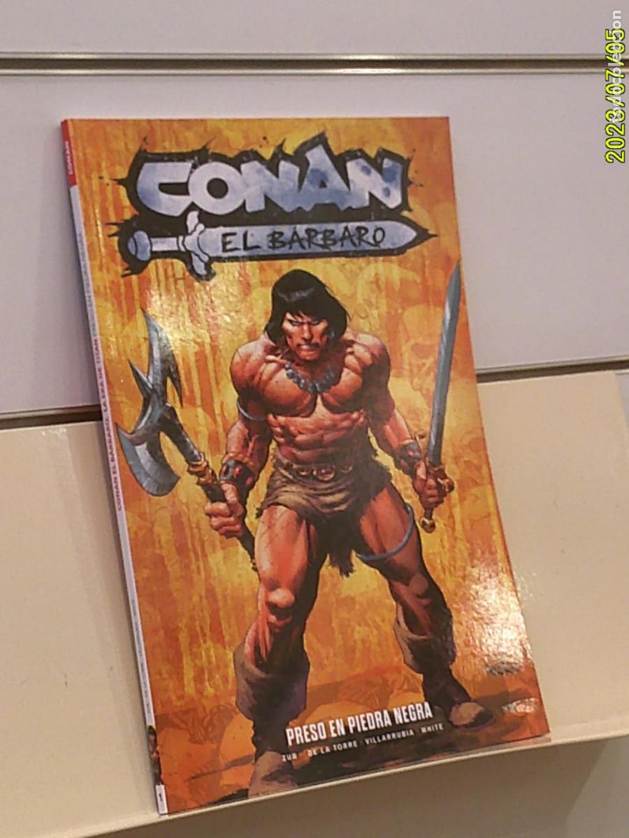 C&oacute;mics: CONAN EL BARBARO N&ordm; 1 PRESO EN PIEDRA NEGRA - PANINI