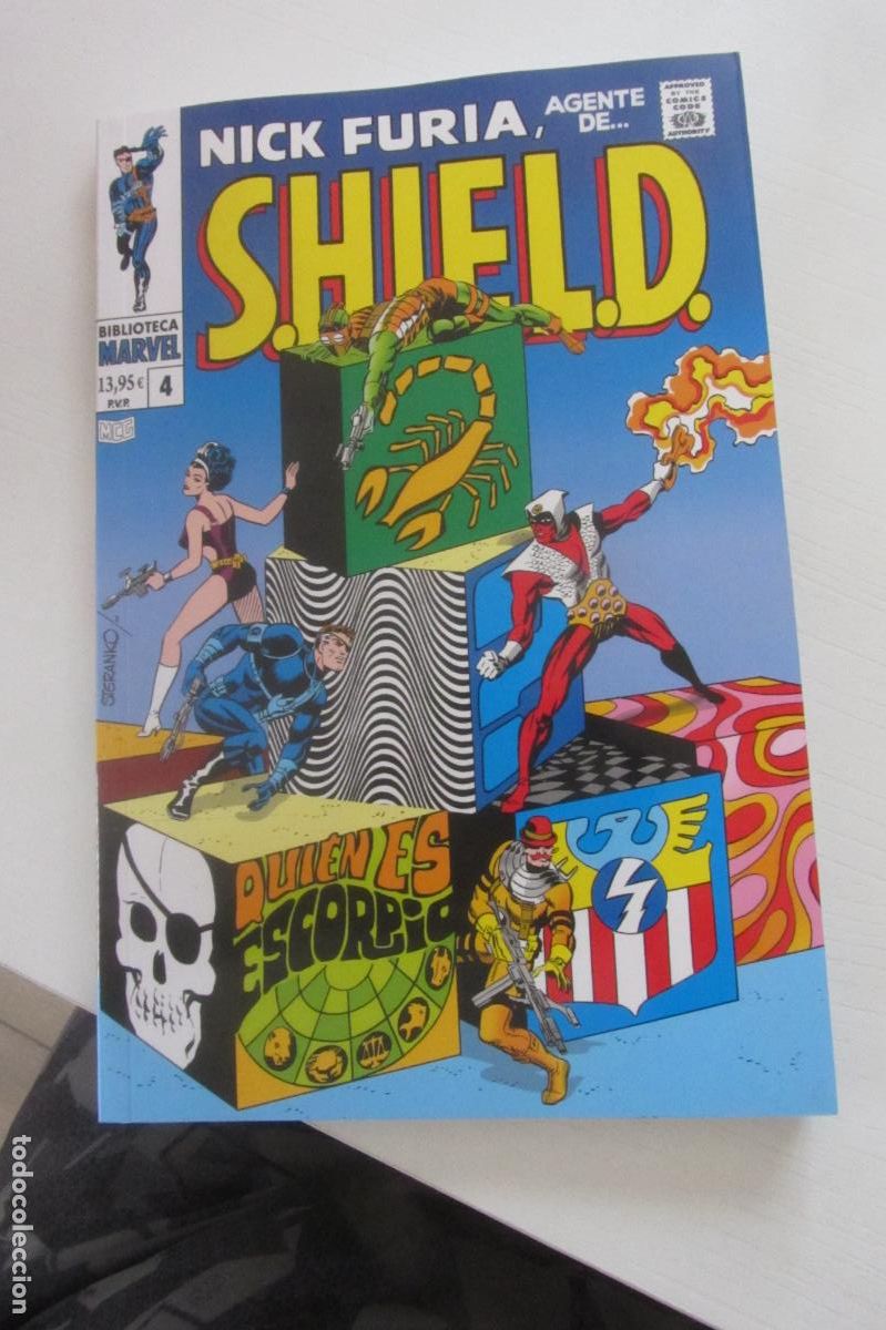 C&oacute;mics: Biblioteca Marvel 82. Nick Furia agente de S.H.I.E.L.D. 4 (shield) Marvel PANINI arx237