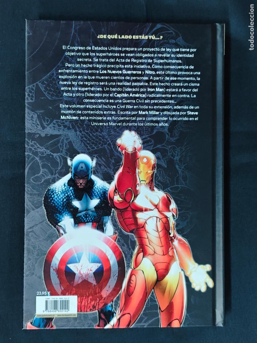 C&oacute;mics: MARVEL DELUXE - CIVIL WAR - PANINI - - Foto 2