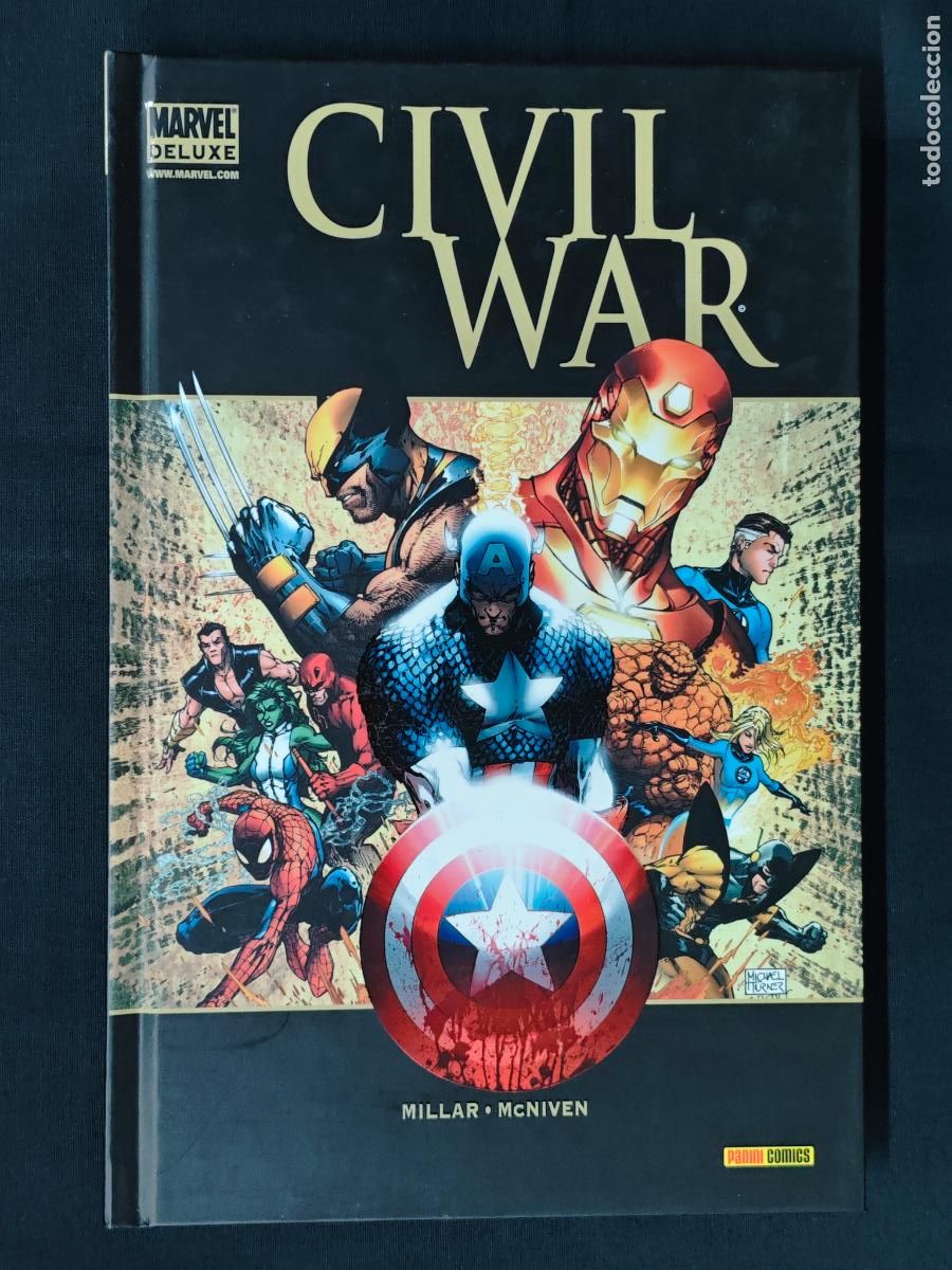 C&oacute;mics: MARVEL DELUXE - CIVIL WAR - PANINI - - Foto 1