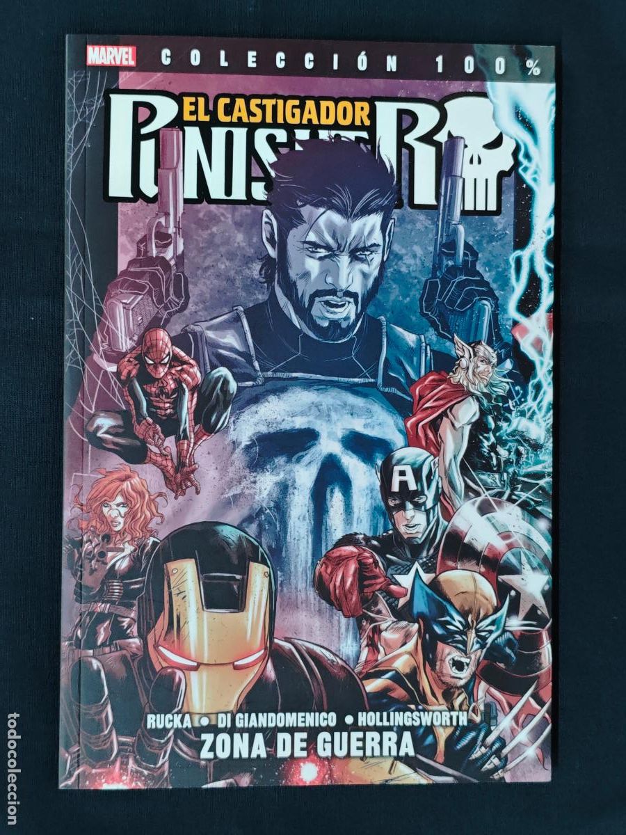 C&oacute;mics: COLECCION 100% - PUNISHER EL CASTIGADOR - ZONA DE GUERRA - PANINI -