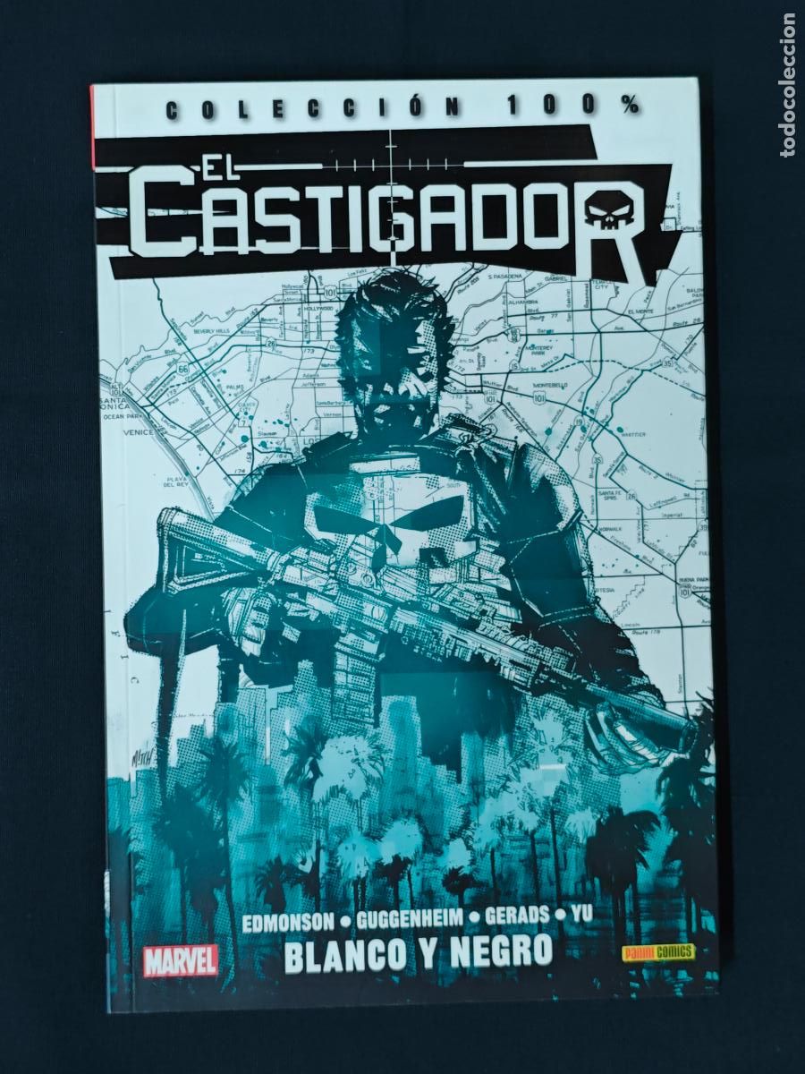 C&oacute;mics: COLECCION 100% - EL CASTIGADOR - BLANCO Y NEGRO - PANINI -